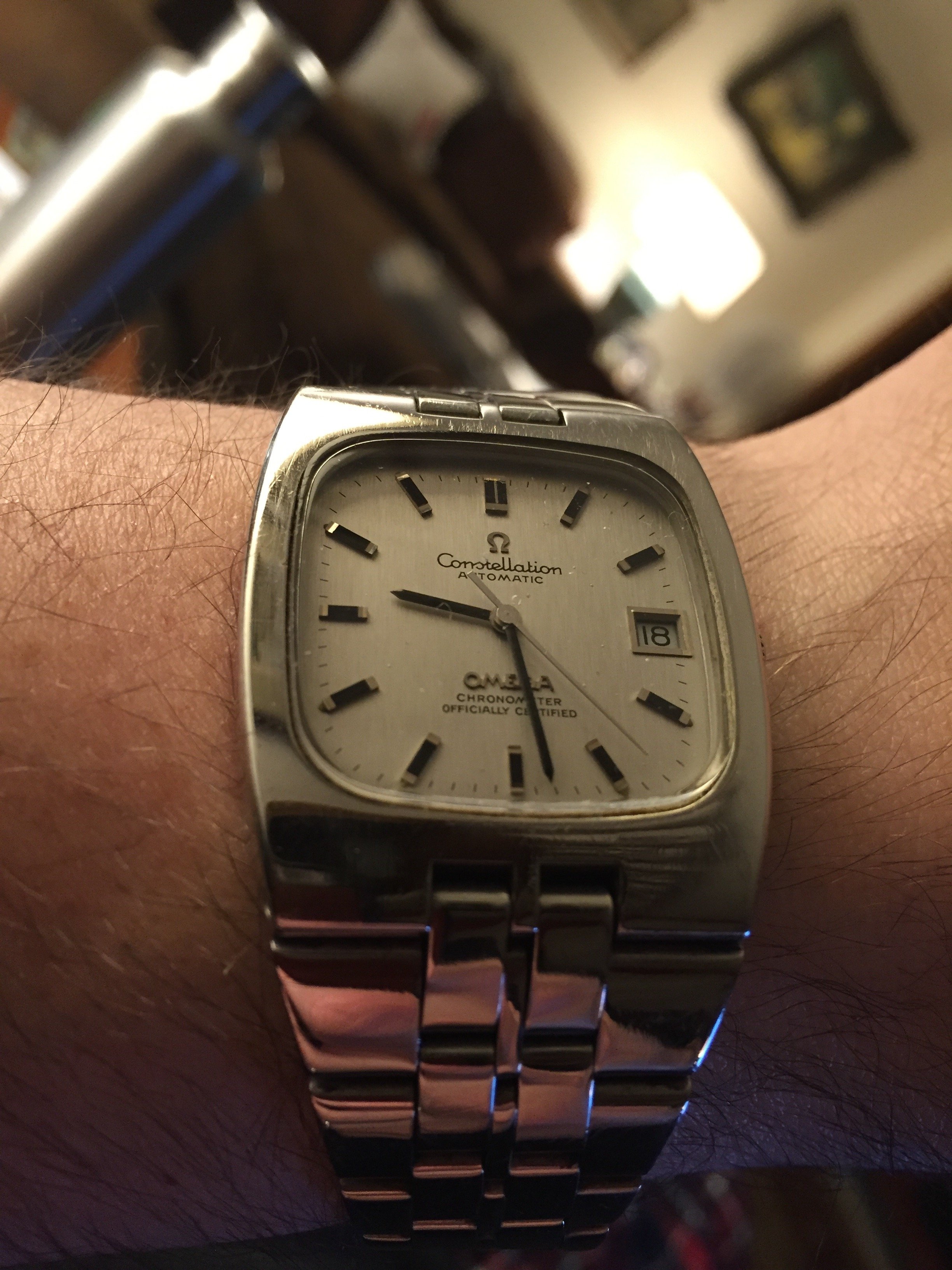 Omega constellation square clearance face