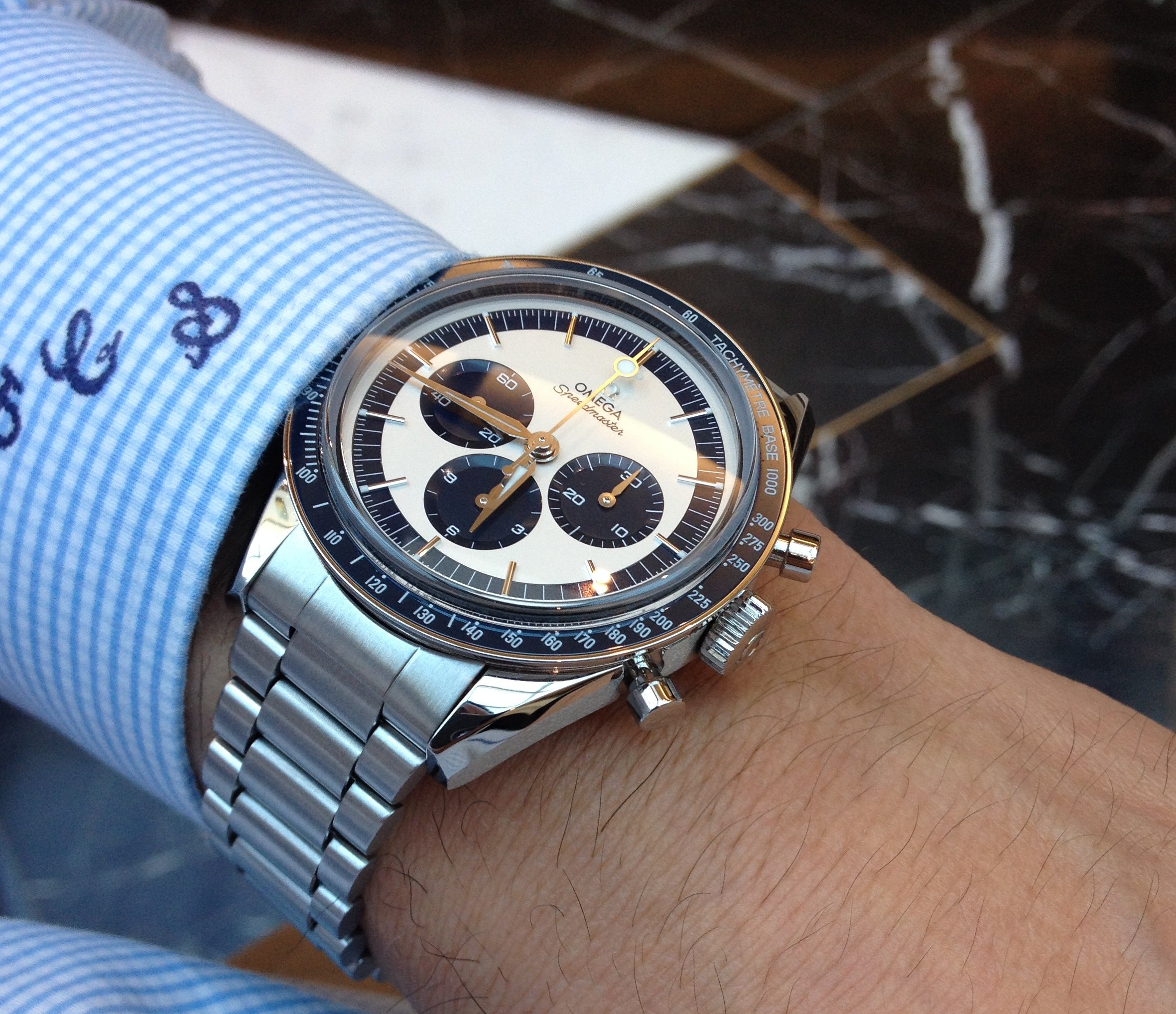 omega speedmaster racing bracelet