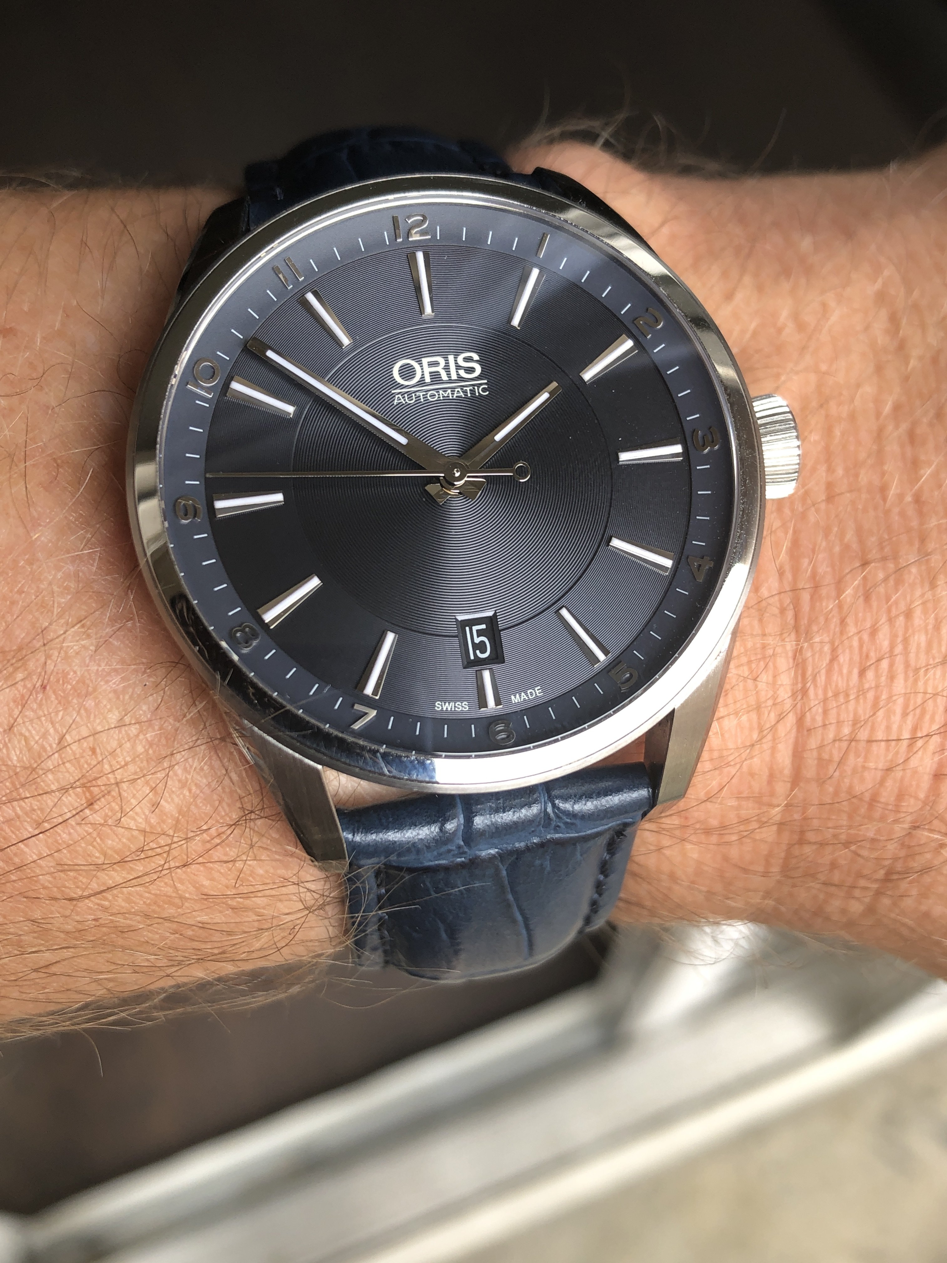 SOLD Oris Artix Blue Dial 39mm Reduced 475 Omega Forums