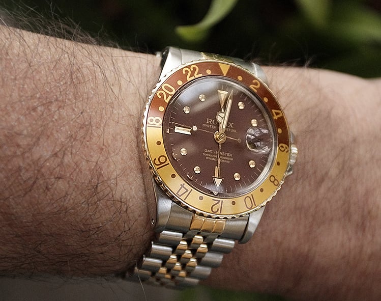 Vintage rolex 2024 gmt root beer