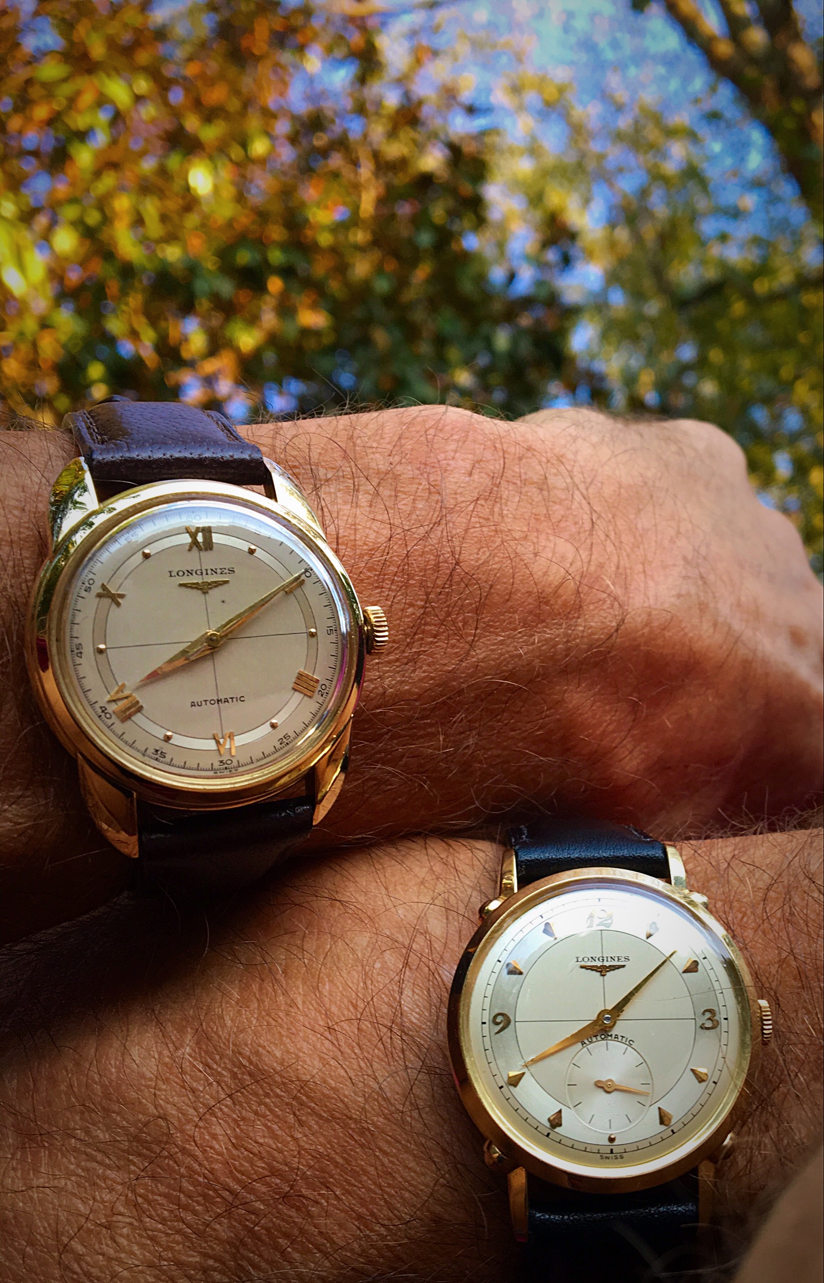 Like Gold pics of my two Longines cal. 22 s post Yours Omega