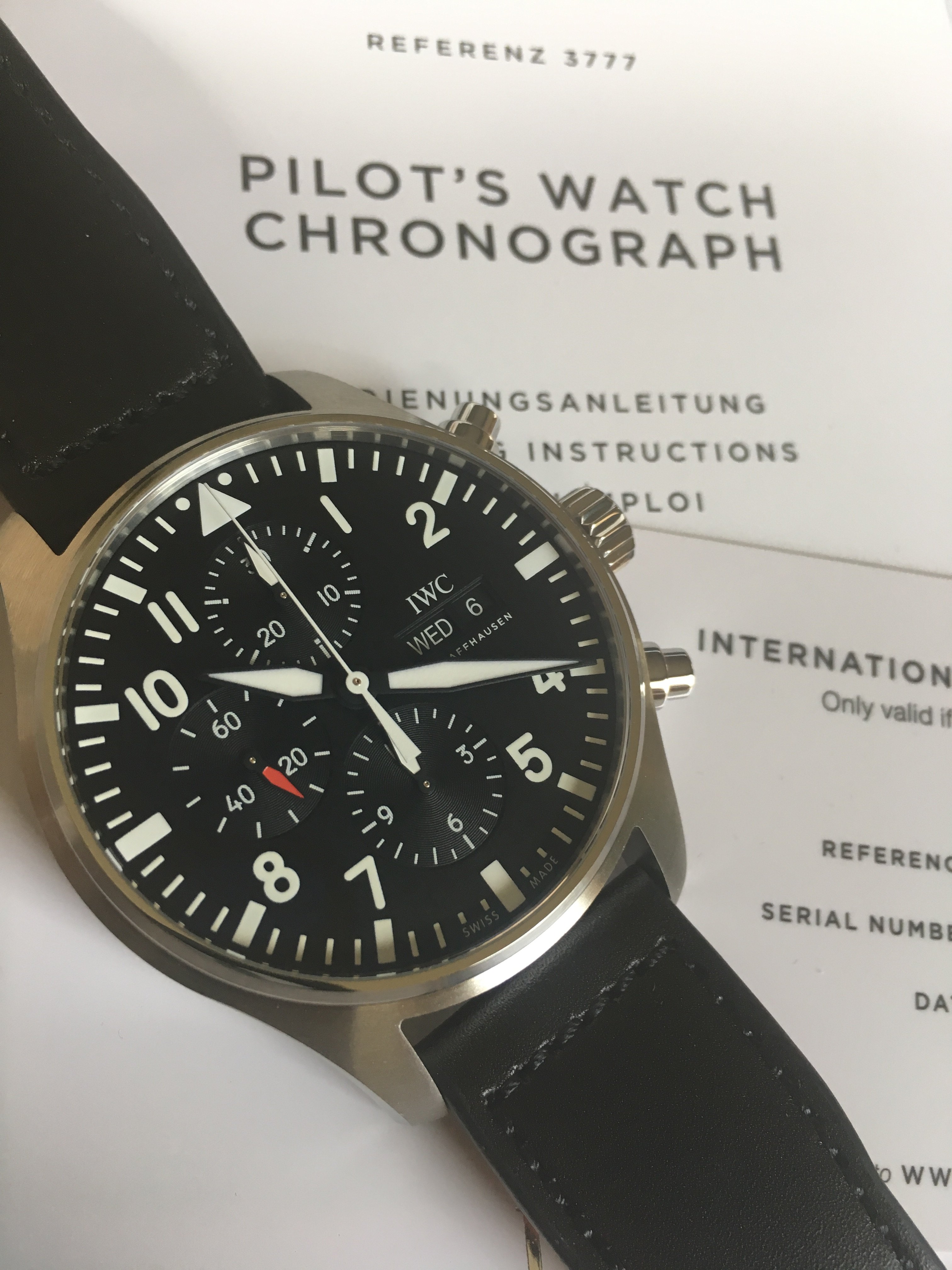 Iwc pilot discount vs omega speedmaster