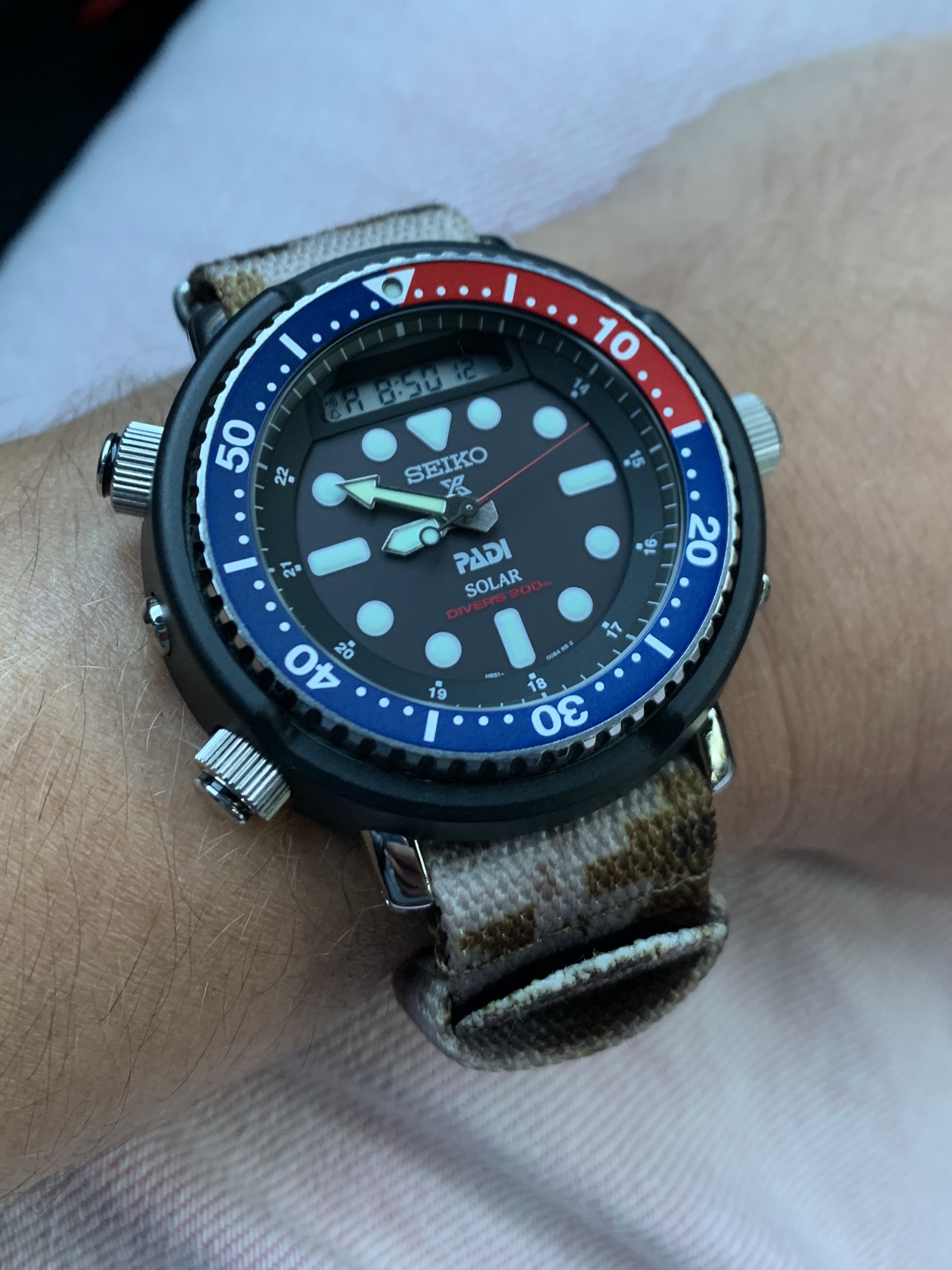 seiko arnie pepsi
