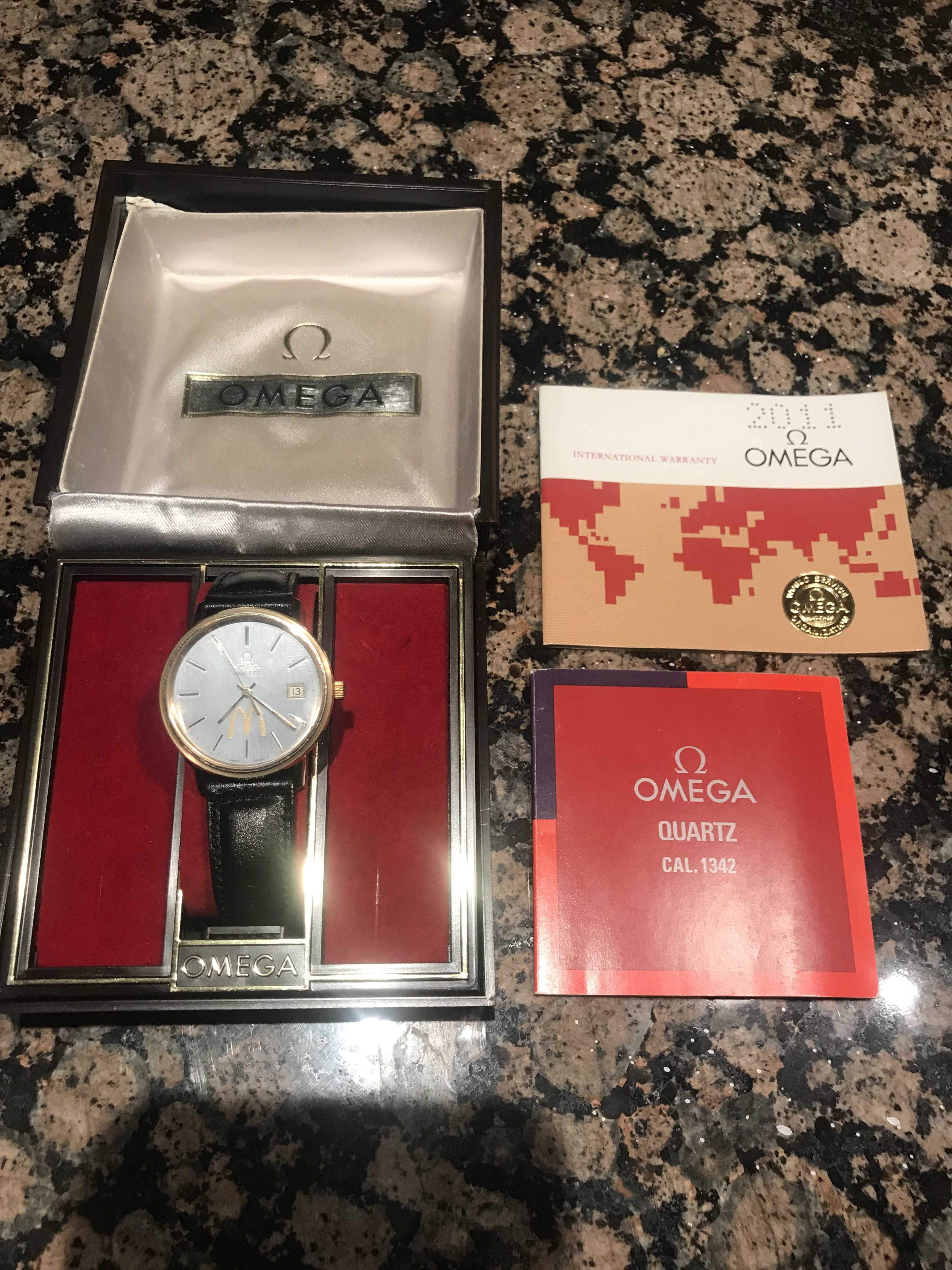 1970s Omega Quartz and Automatic full sets McDonald s logo