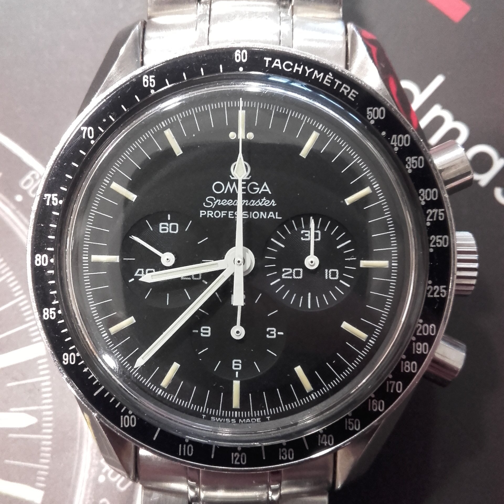 Omega Speedmaster 3570.50 with Tritium 