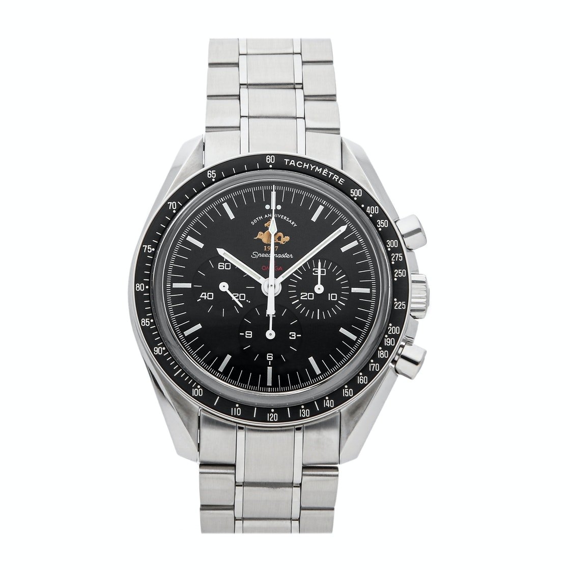 Speedmaster references with sapphire crystals and