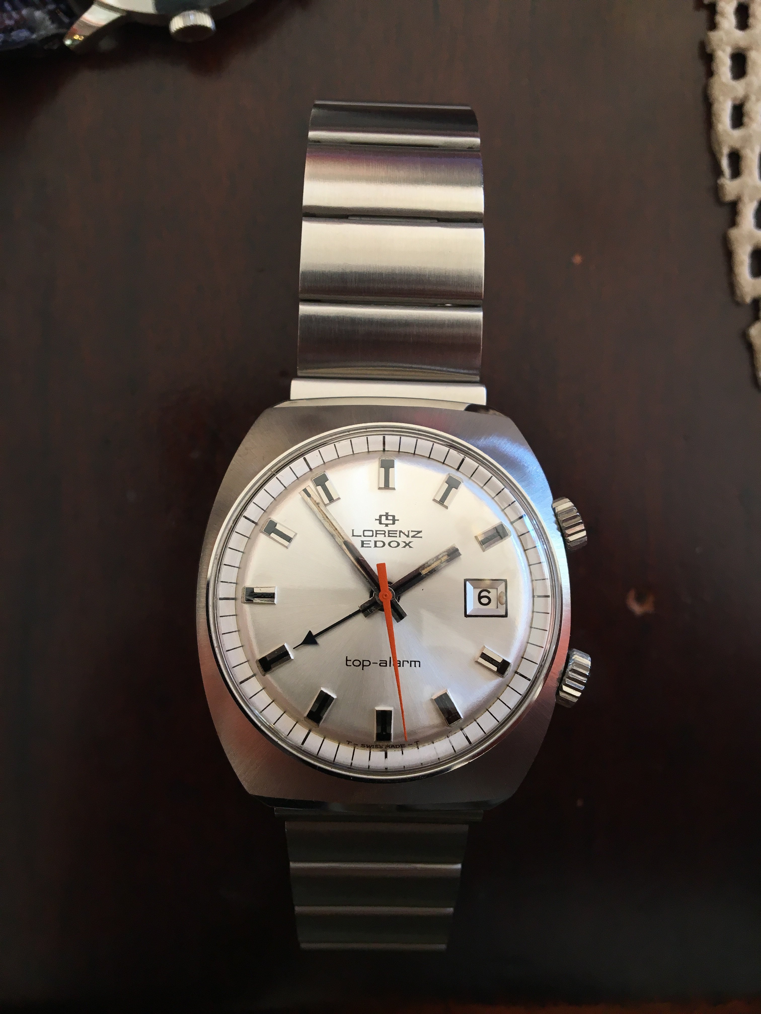 SOLD Near mint 70s Lorenz Edox Top Alarm 480 Omega Watch Forums