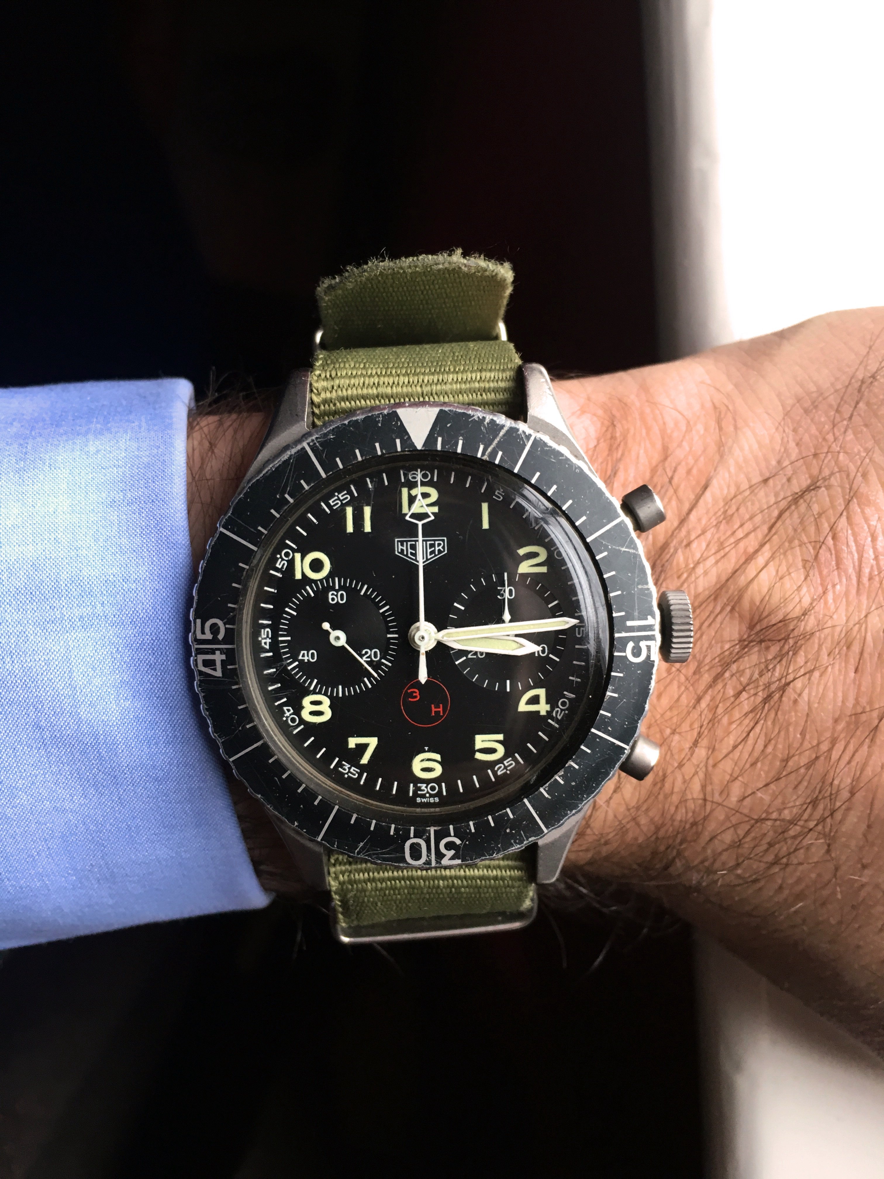 Heuer bundeswehr outlet for sale