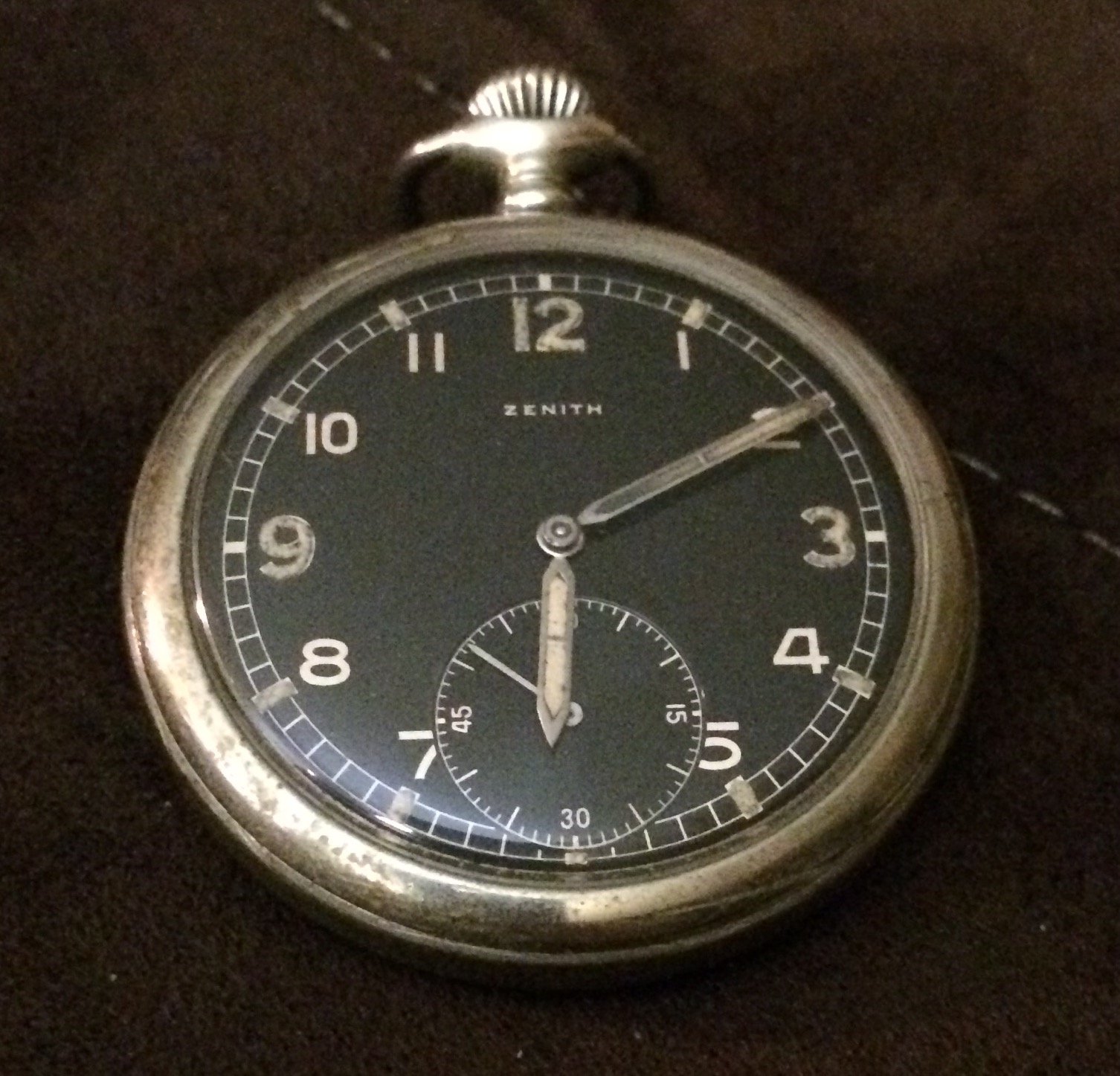 omega military pocket watch