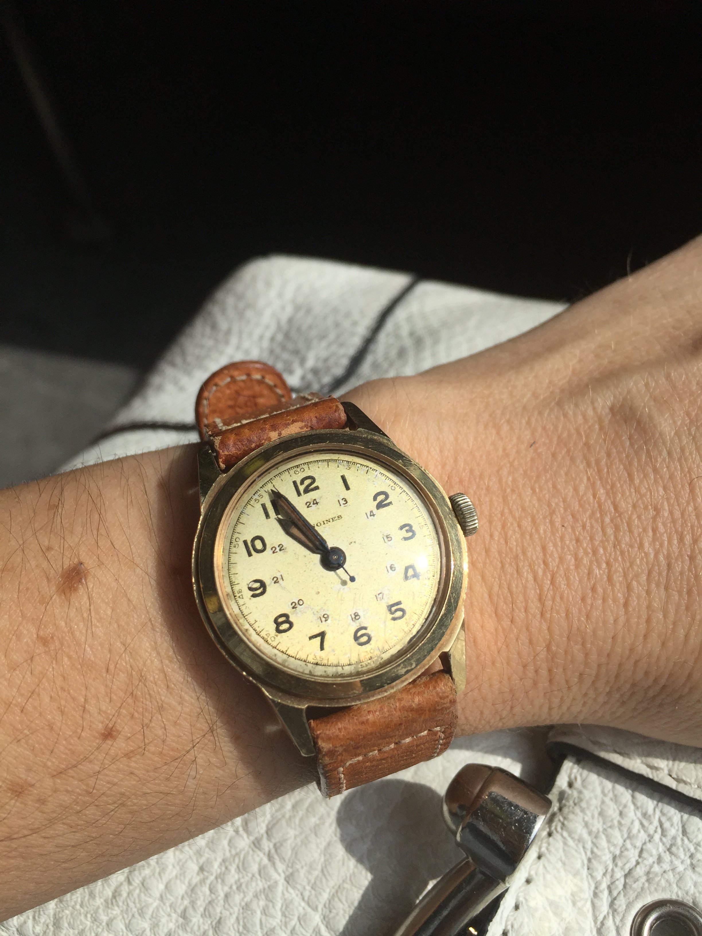 1940s Longines gold but sporty Omega Forums