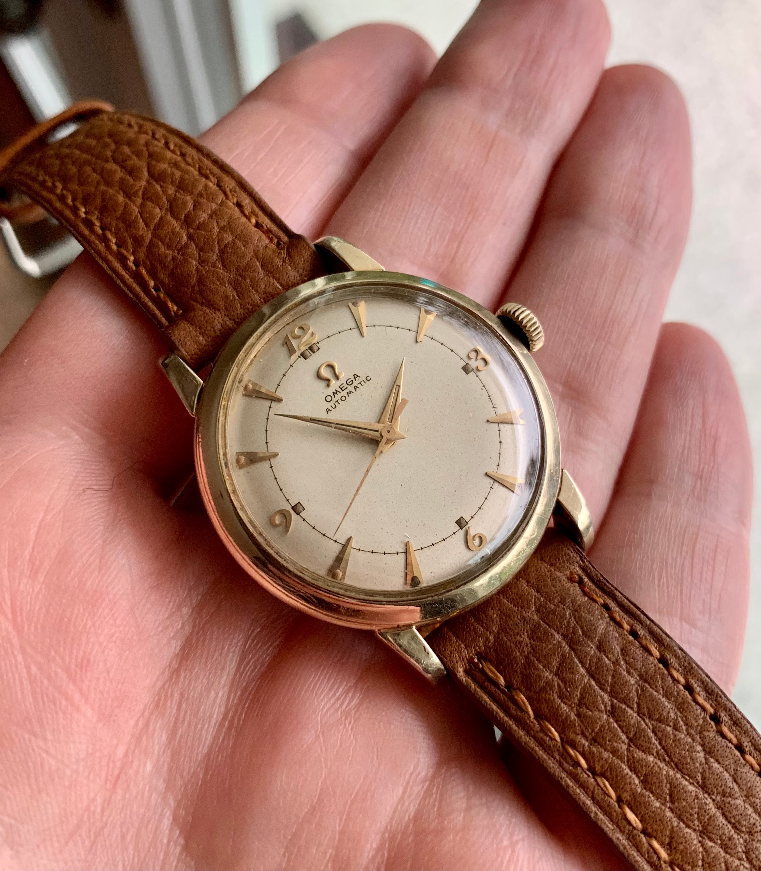 Vintage OMEGA G6232 14k Gold Filled Case back Only 海外 即決-