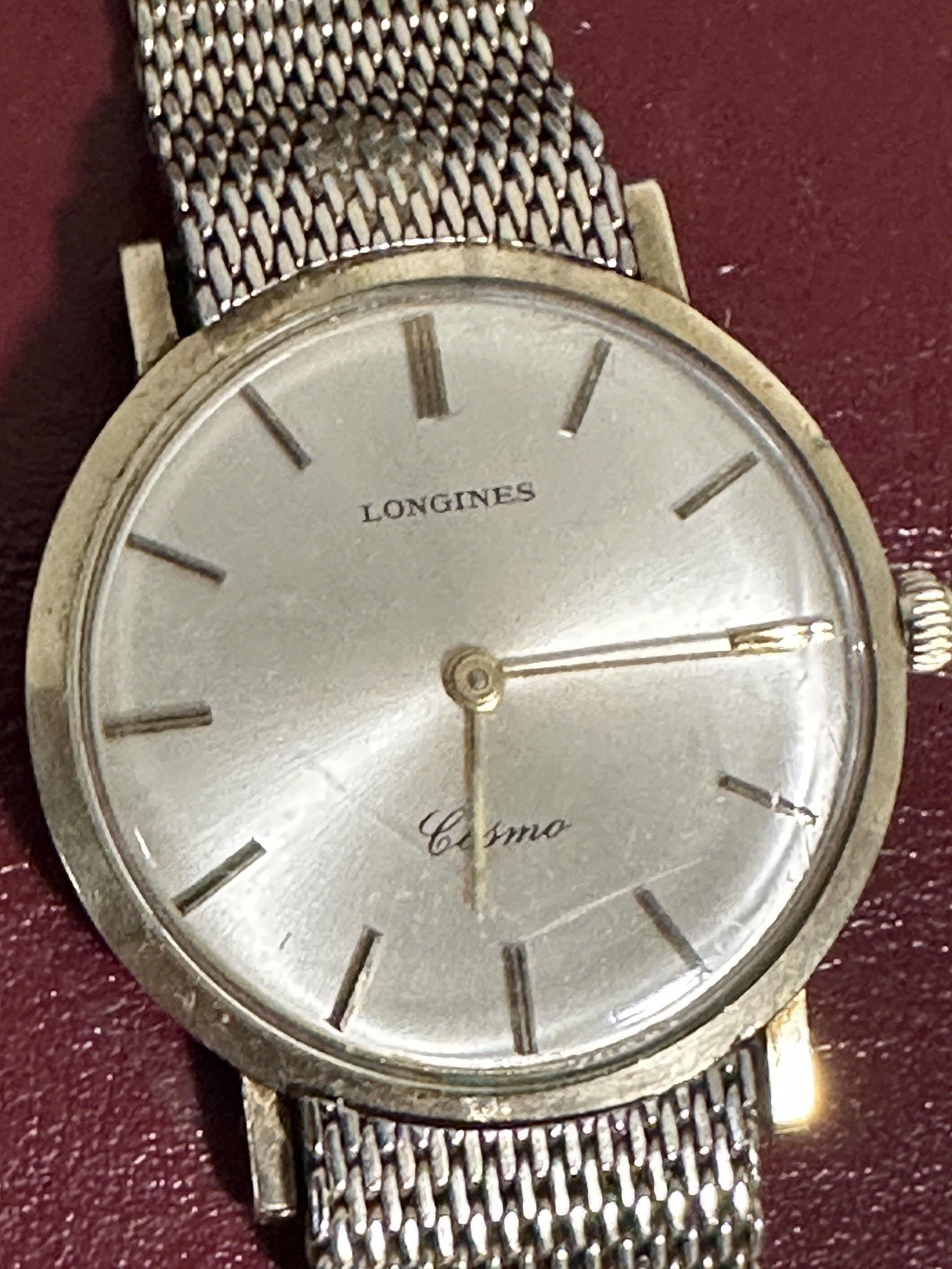 FS 1960 s Longines Ultra Thin Cosmo 10k Gold Filled Watch