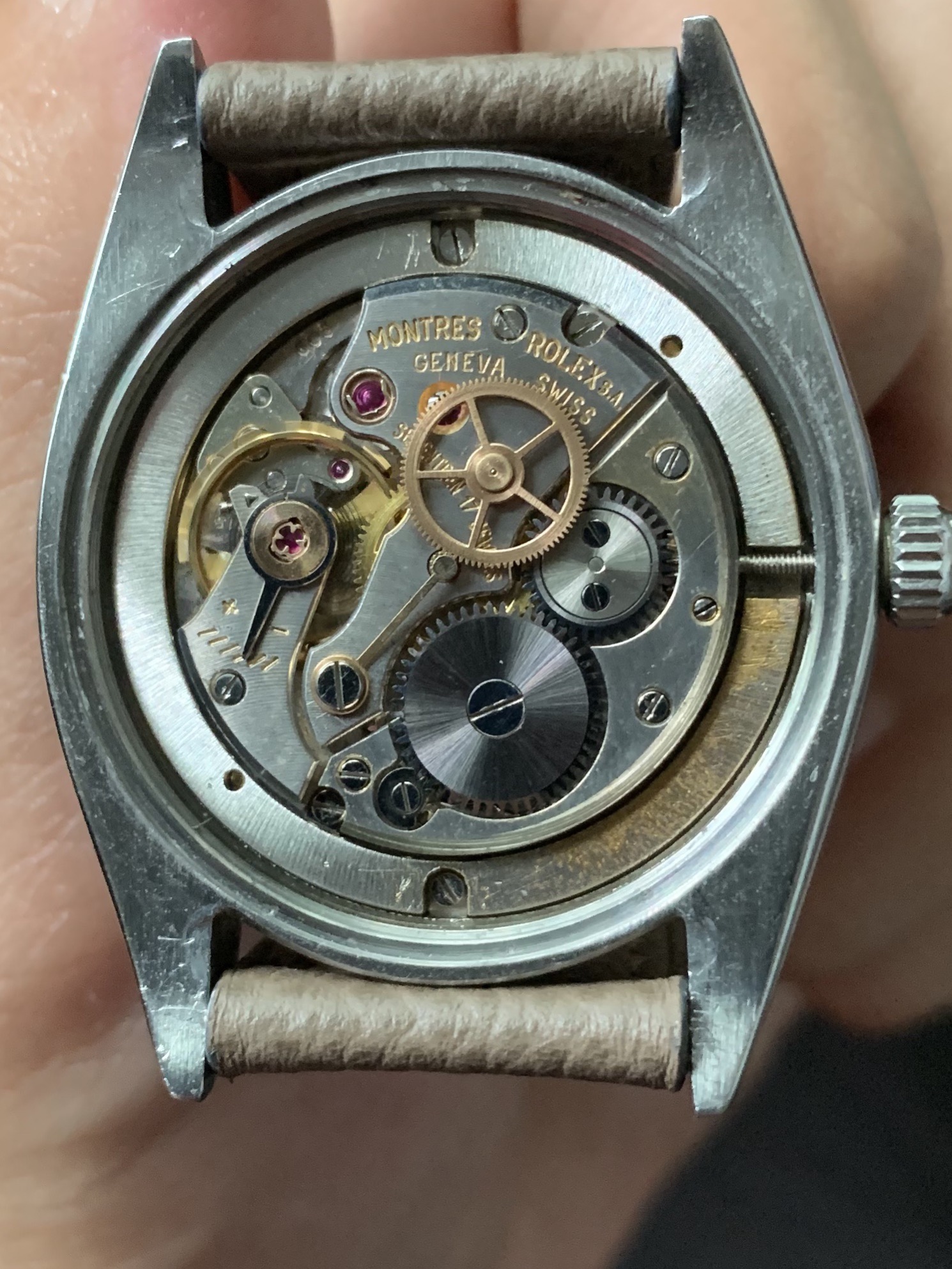 Different movement used in Rolex 6694 