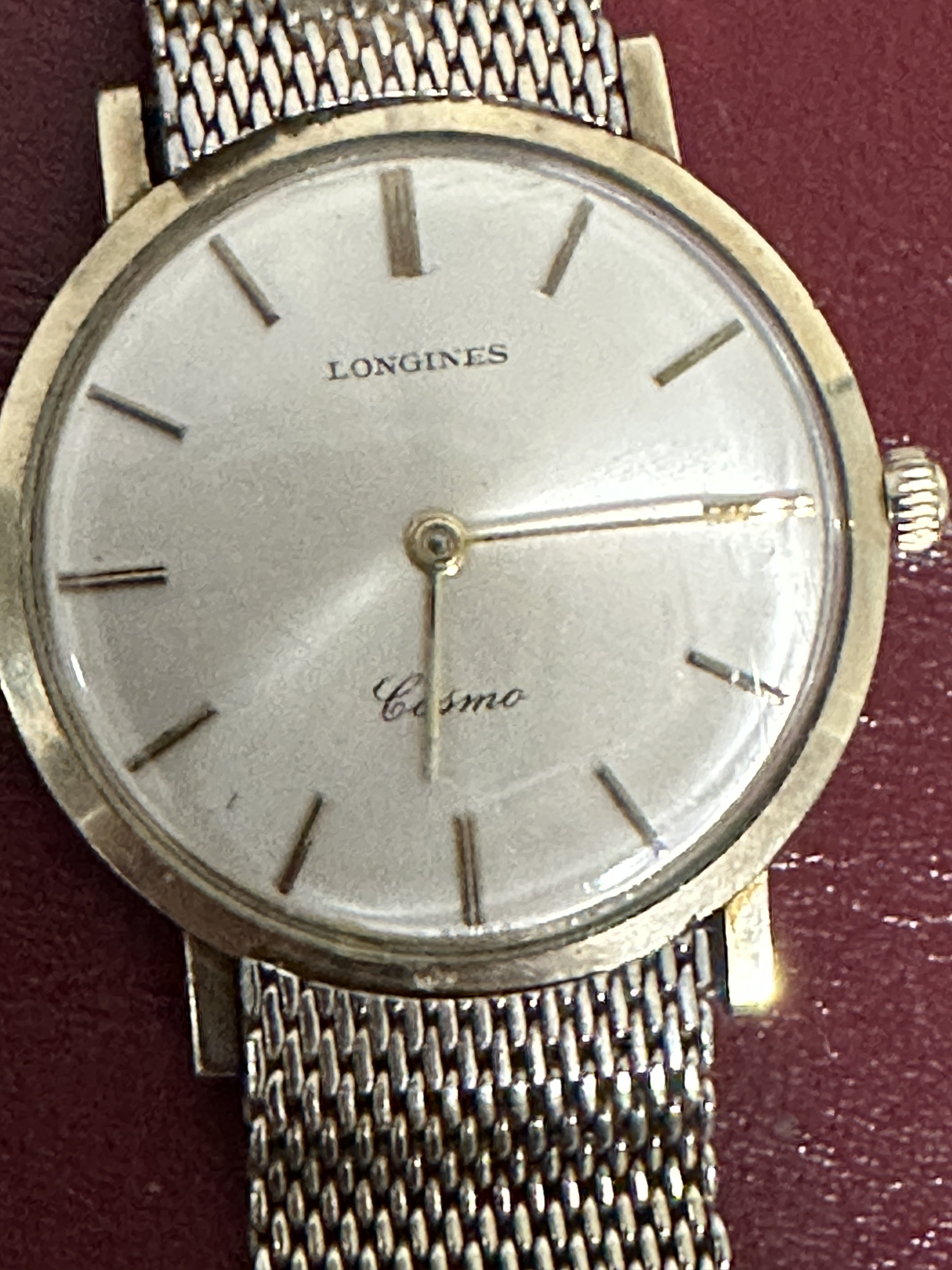 FS 1960 s Longines Ultra Thin Cosmo 10k Gold Filled Watch