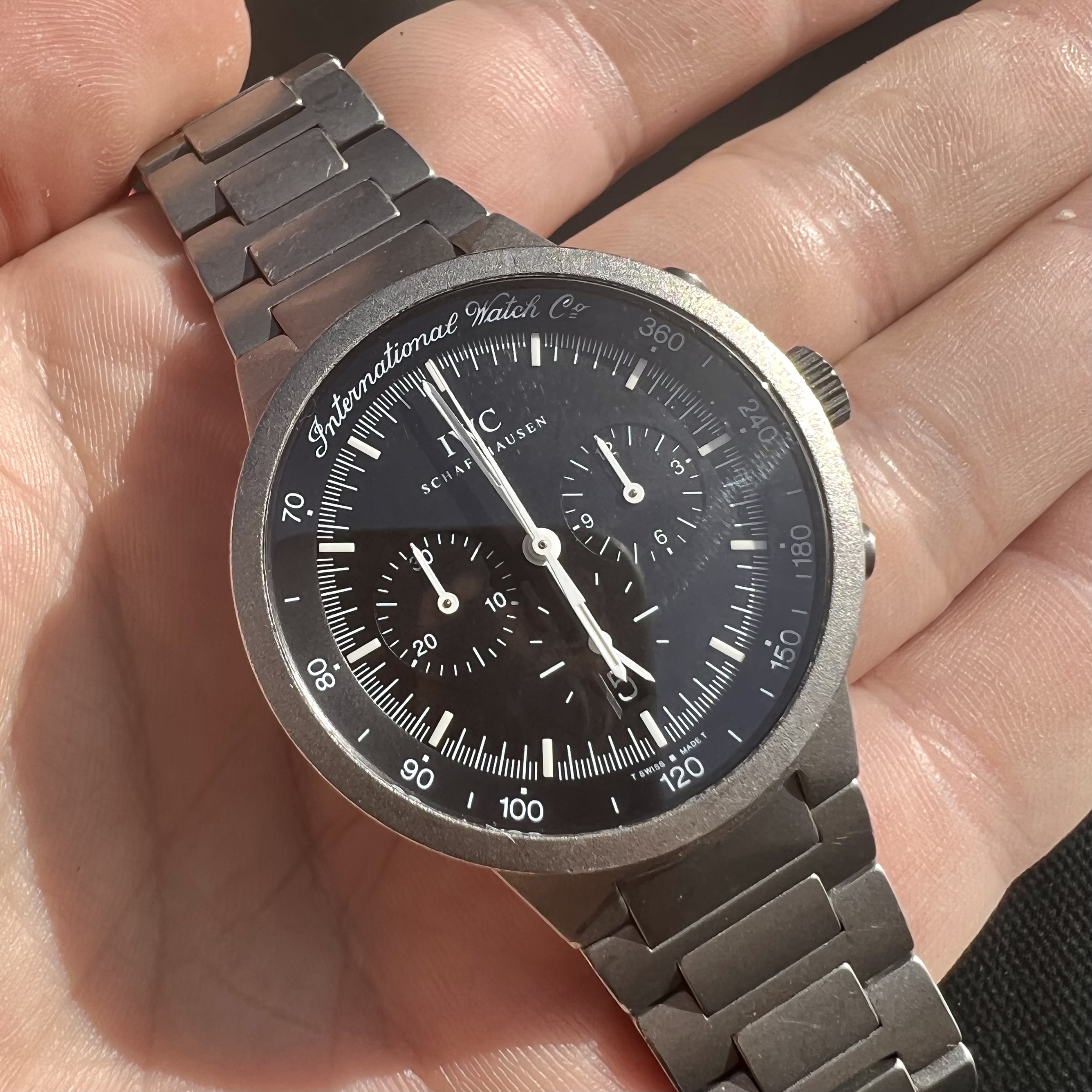 Iwc hot sale gst titanium