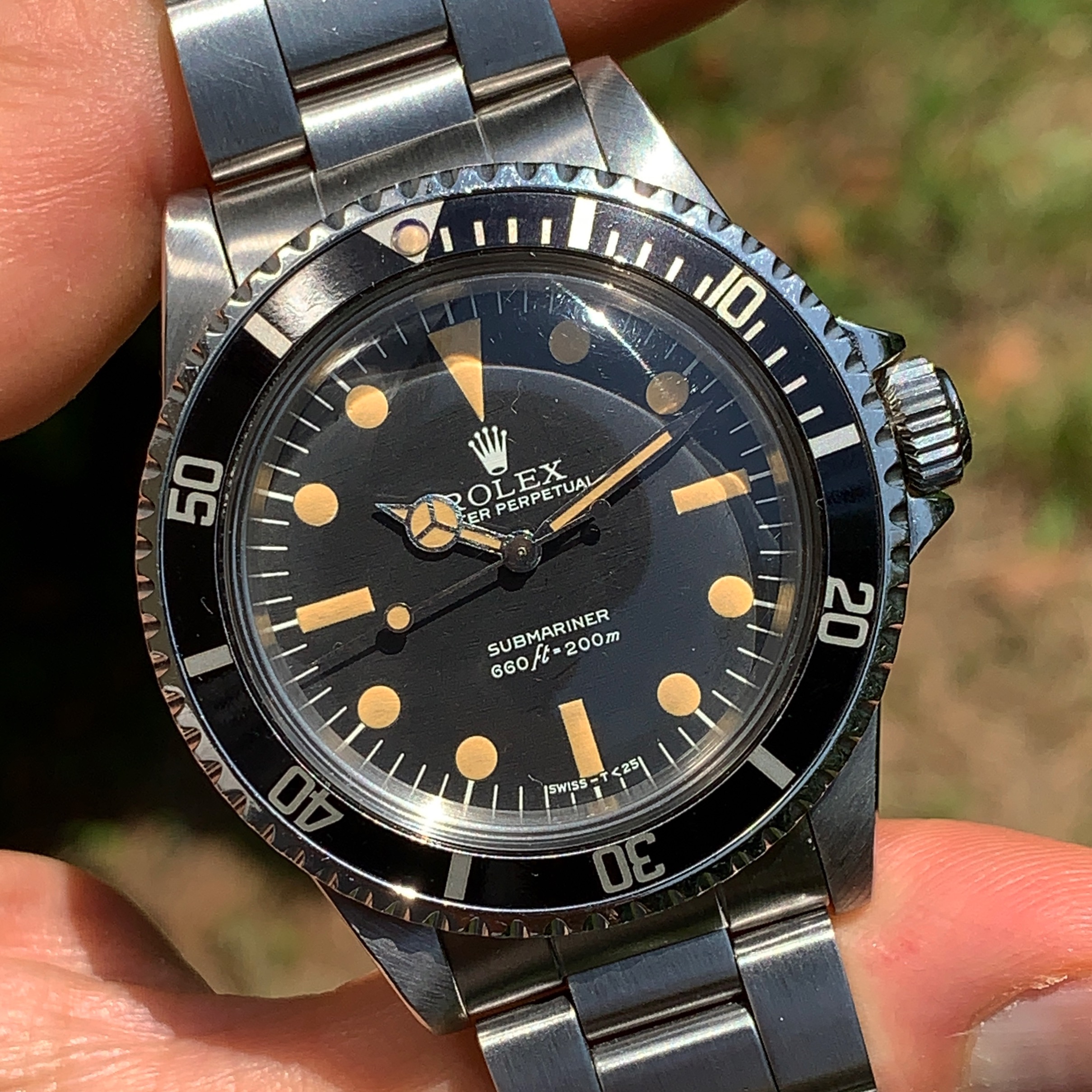 SOLD - Rolex Submariner 5513 maxi dial MK3 