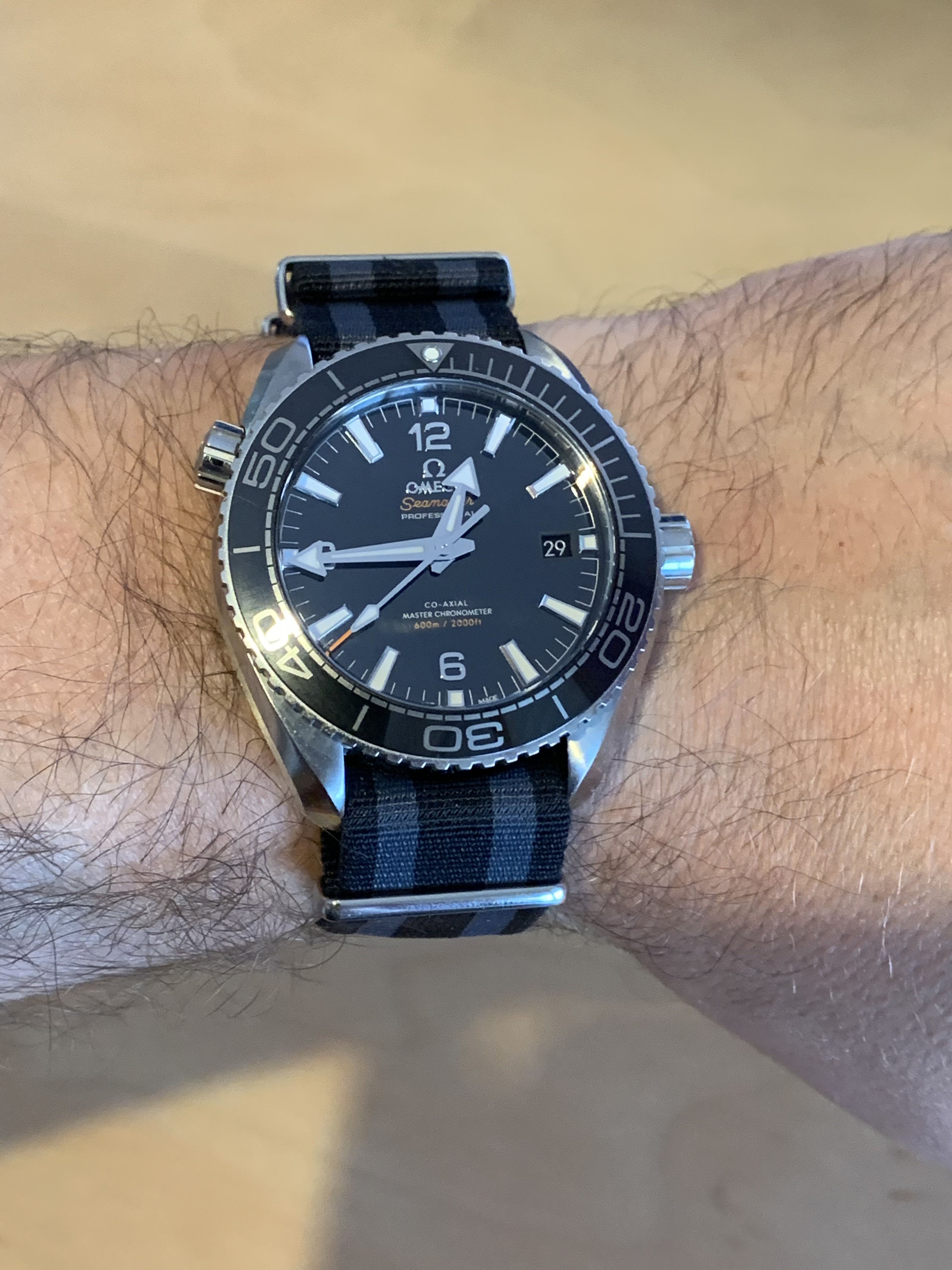 Omega planet shop ocean nato strap