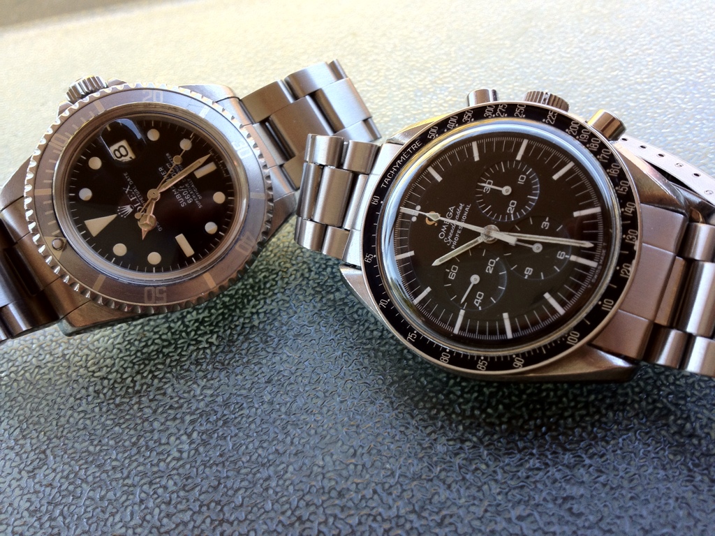 omega speedmaster moonwatch vs rolex submariner