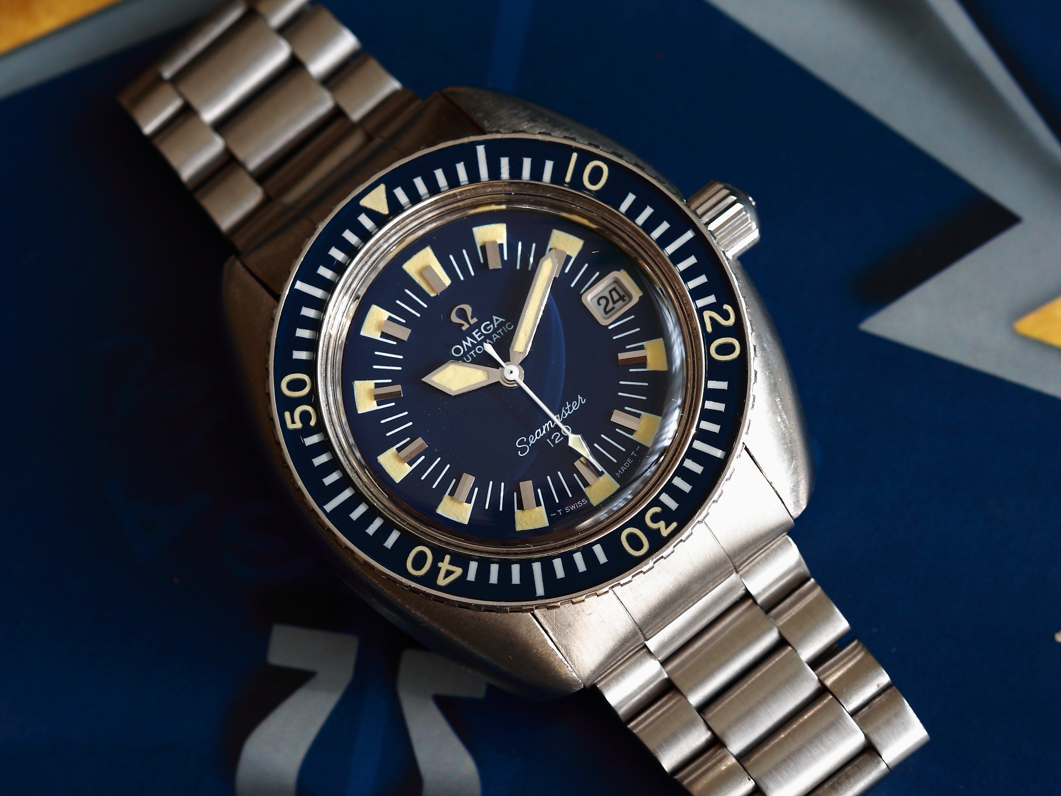 Omega seamaster 120 hot sale deep blue