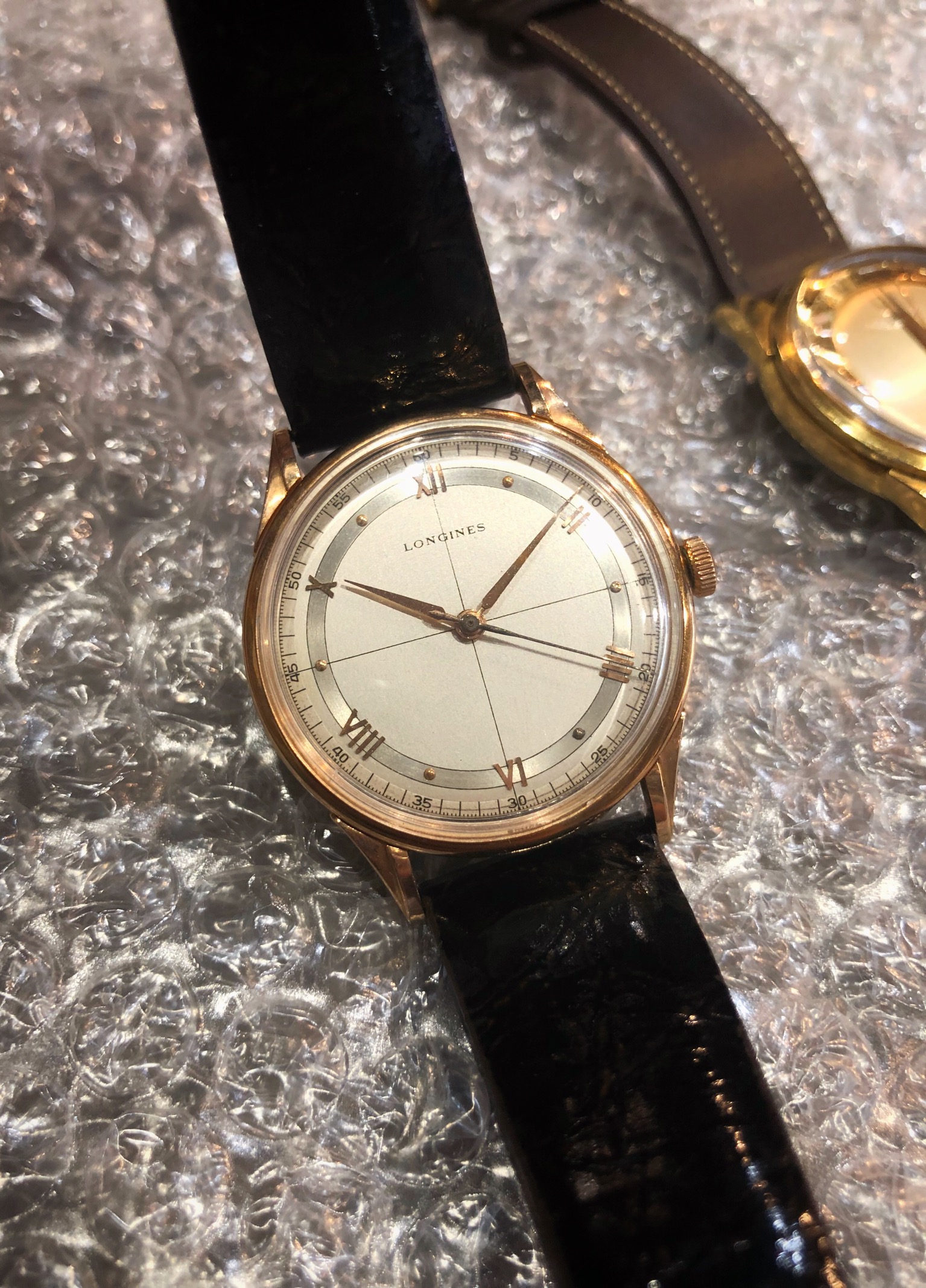 What pawn shop gold longines is this Scientific Sector dial