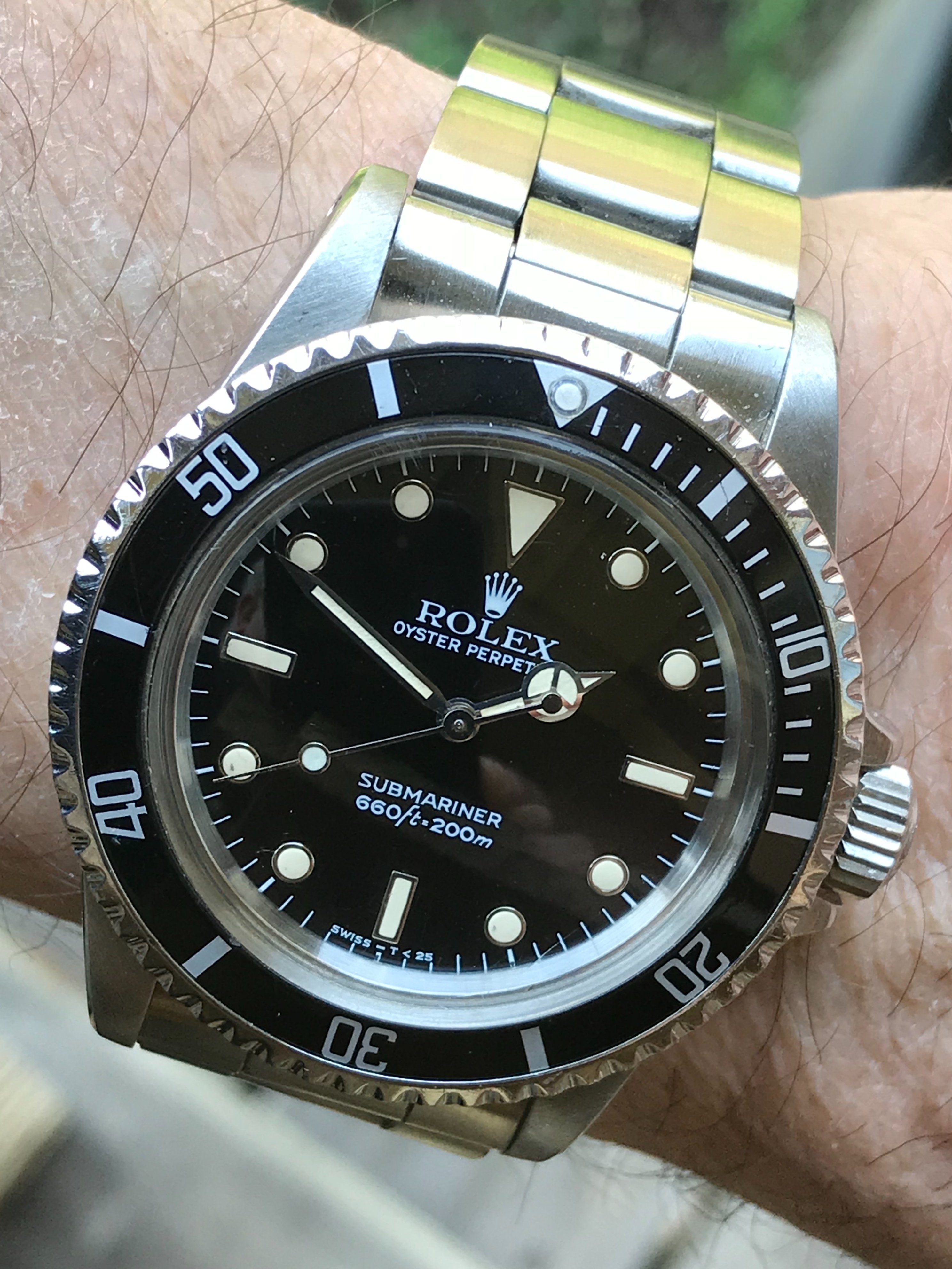 Rolex 2024 tritium patina