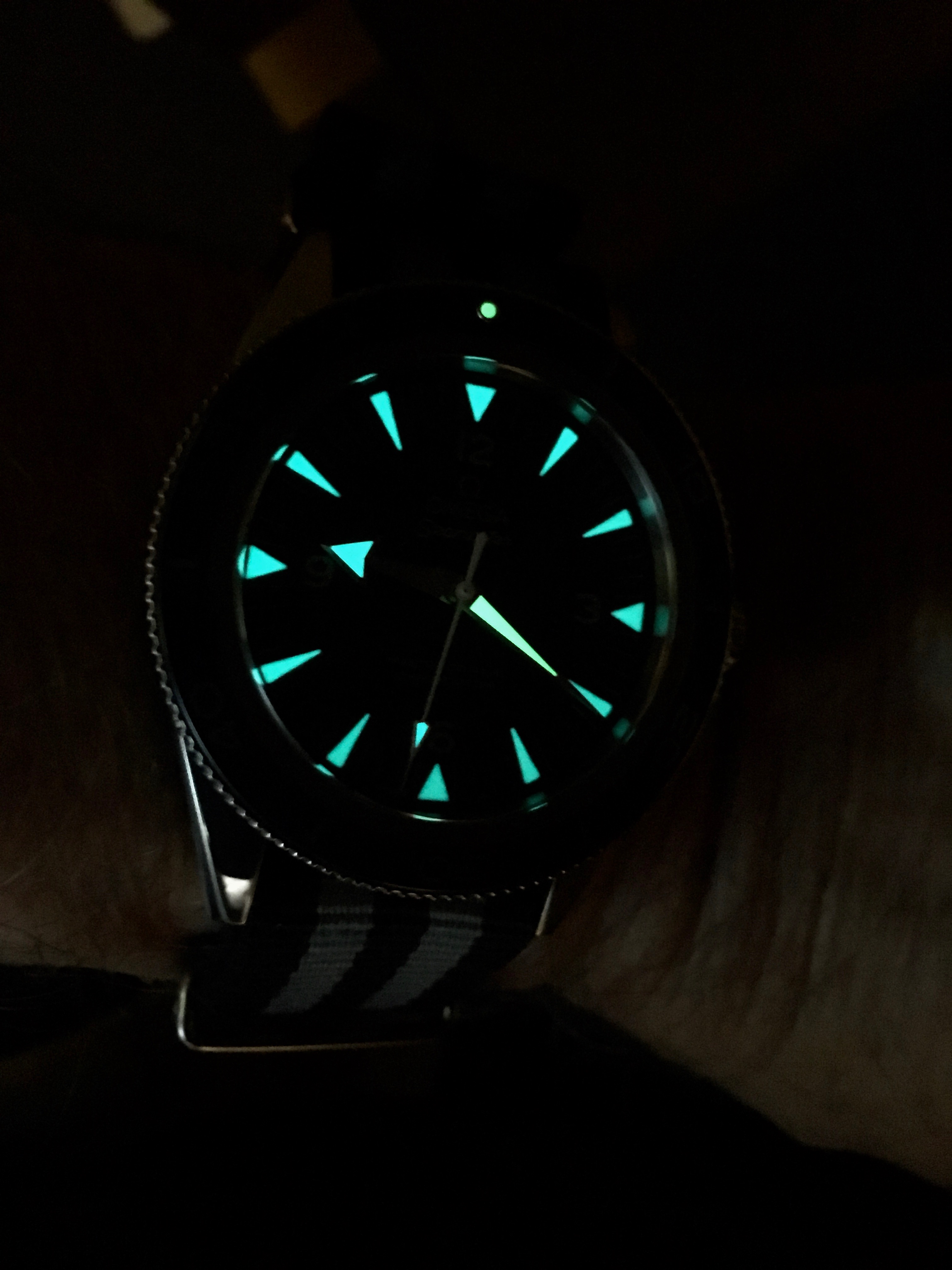 Which has better Lume? AT or Seamaster 