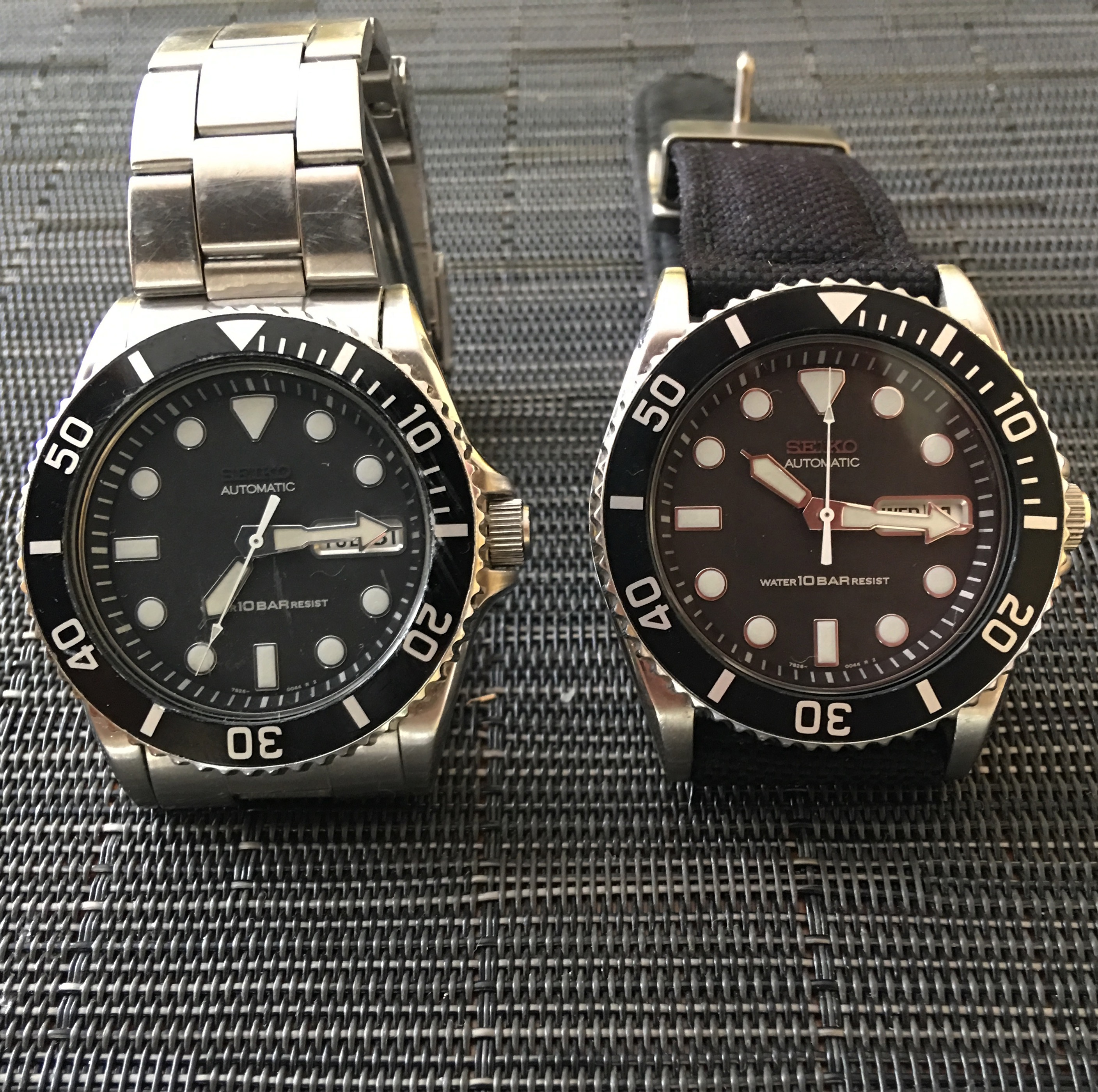 seiko skx031 vs rolex submariner