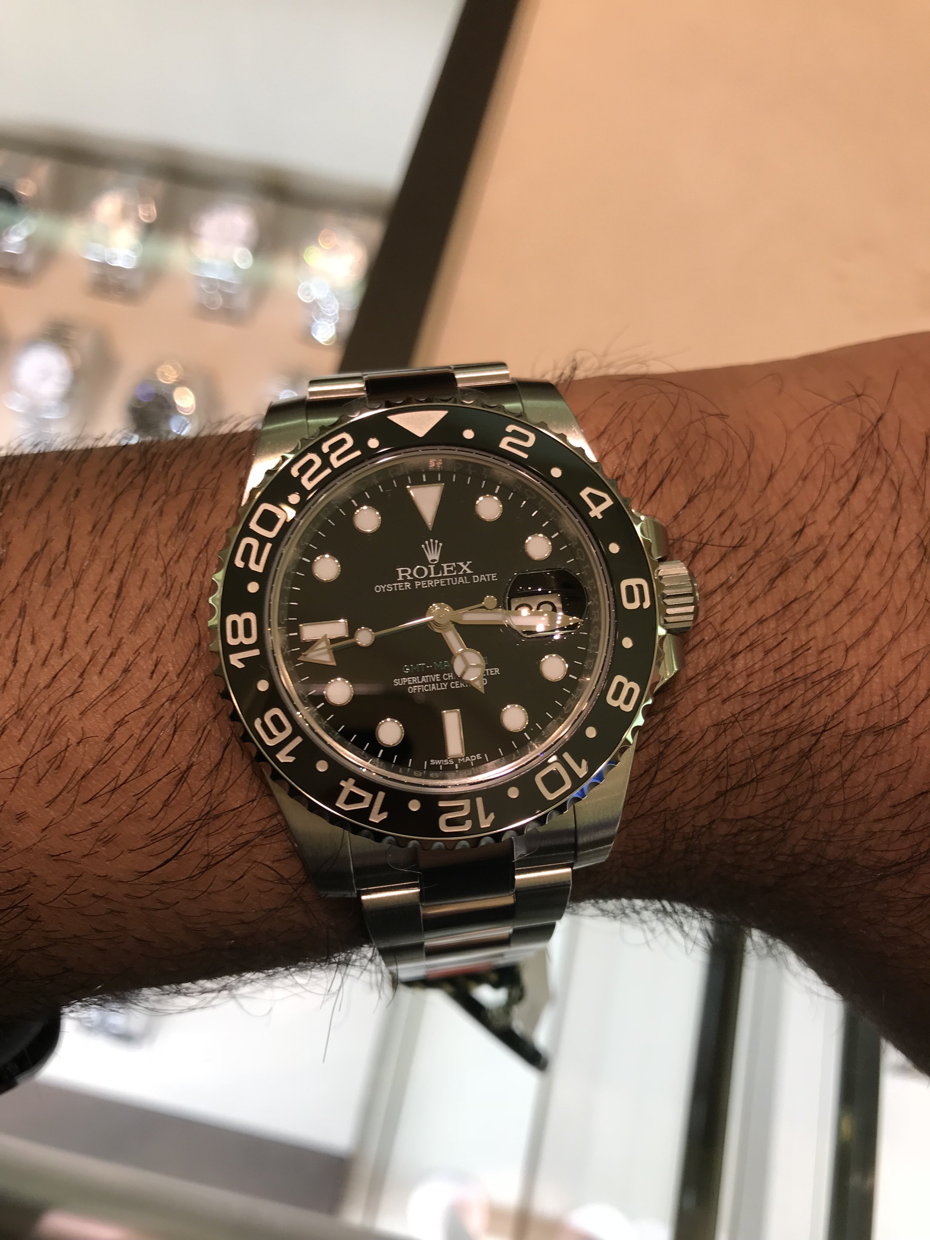 buying a rolex at the airport