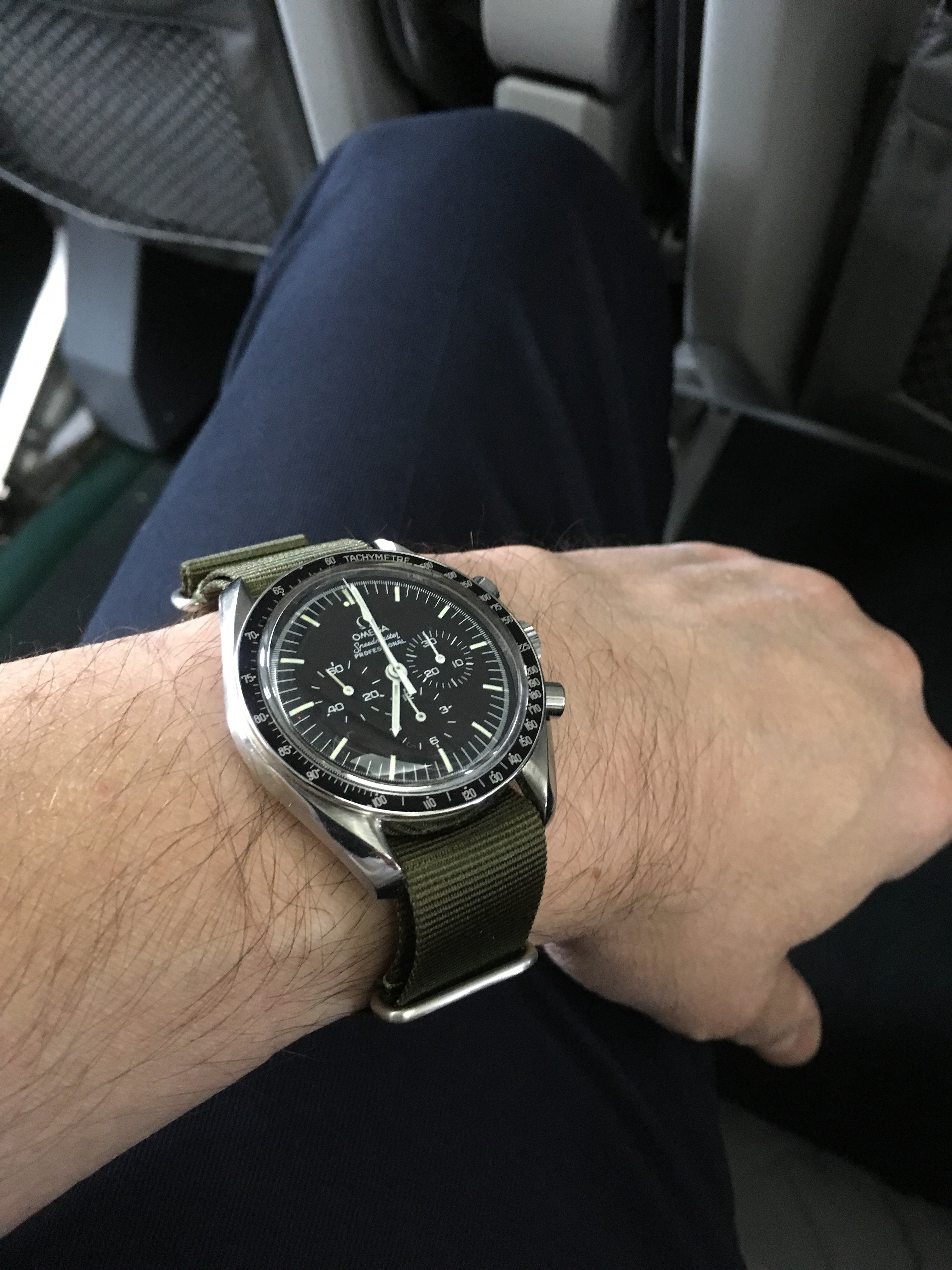 Omega speedmaster on outlet nato strap