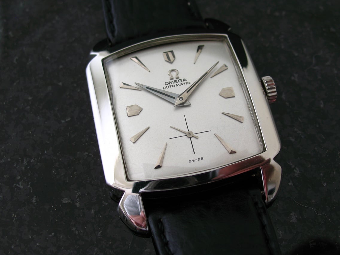 omega vintage square watches