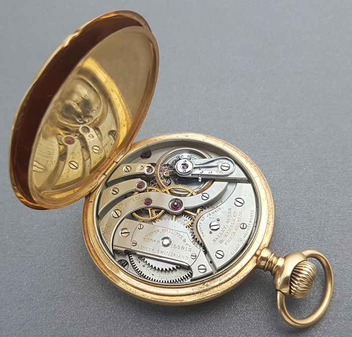 Patek philippe pocket 2025 watch movement