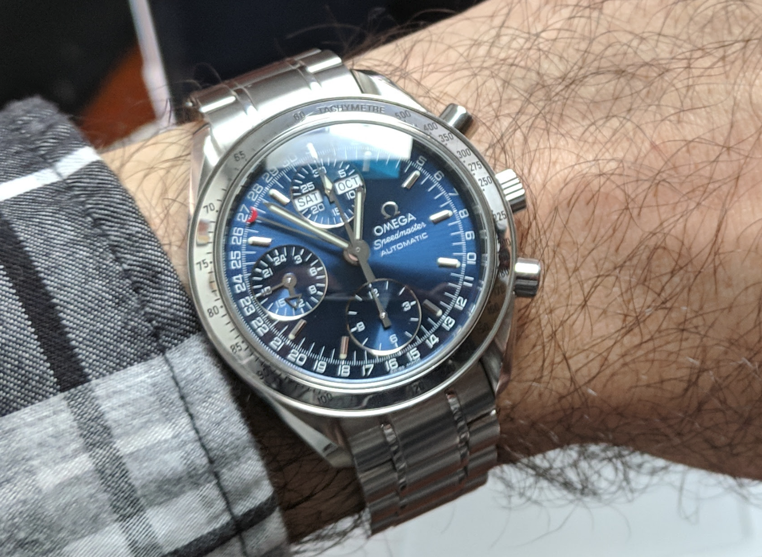 Omega speedmaster 2025 day date discontinued