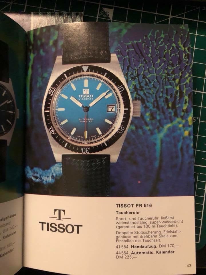 Catalogo orologi hot sale tissot vintage