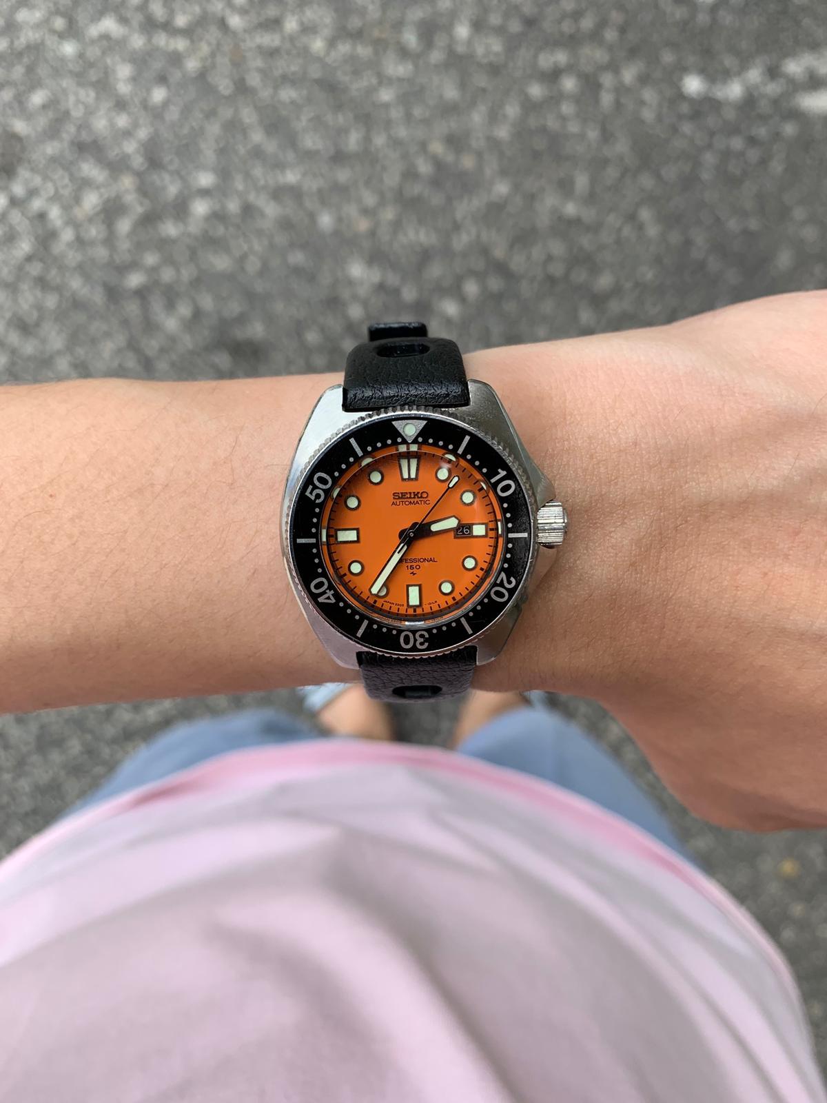 SOLD Seiko 2205 0760 orange dial price drop Omega Forums