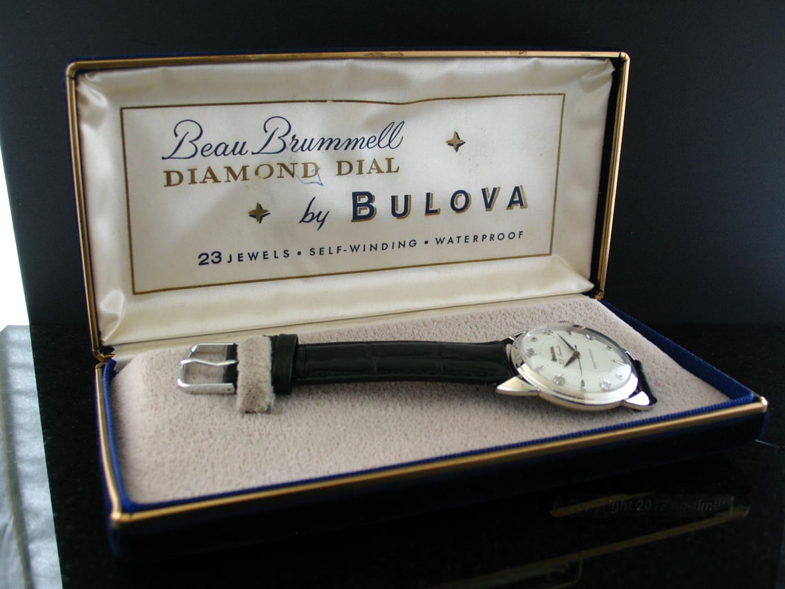 Bulova best sale beau brummell