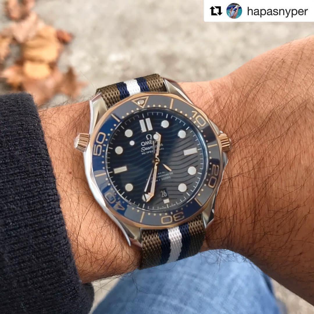 Omega seamaster outlet 300 nato strap