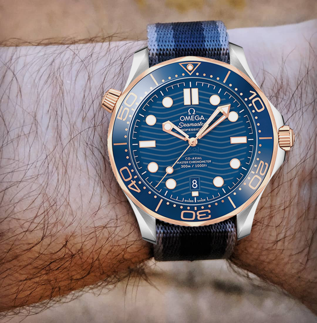 Omega seamaster diver 300m nato clearance strap