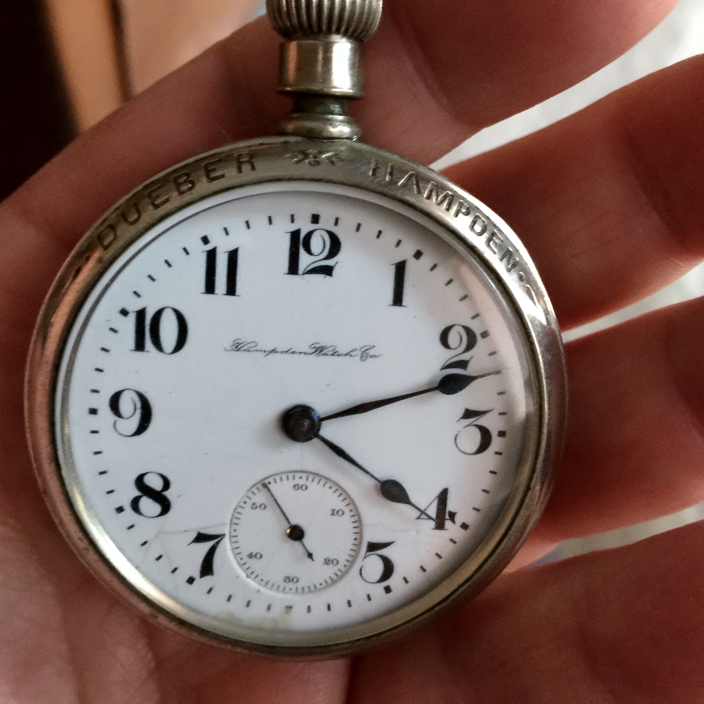 Dueber hampden pocket discount watch