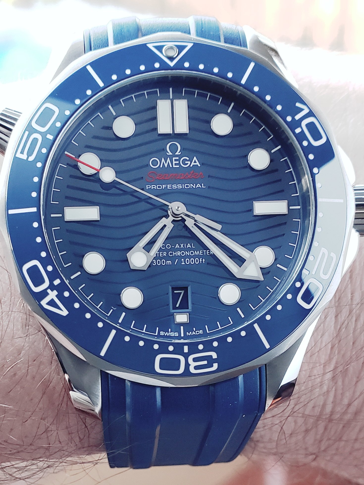 omega seamaster 300 rubber strap 2018