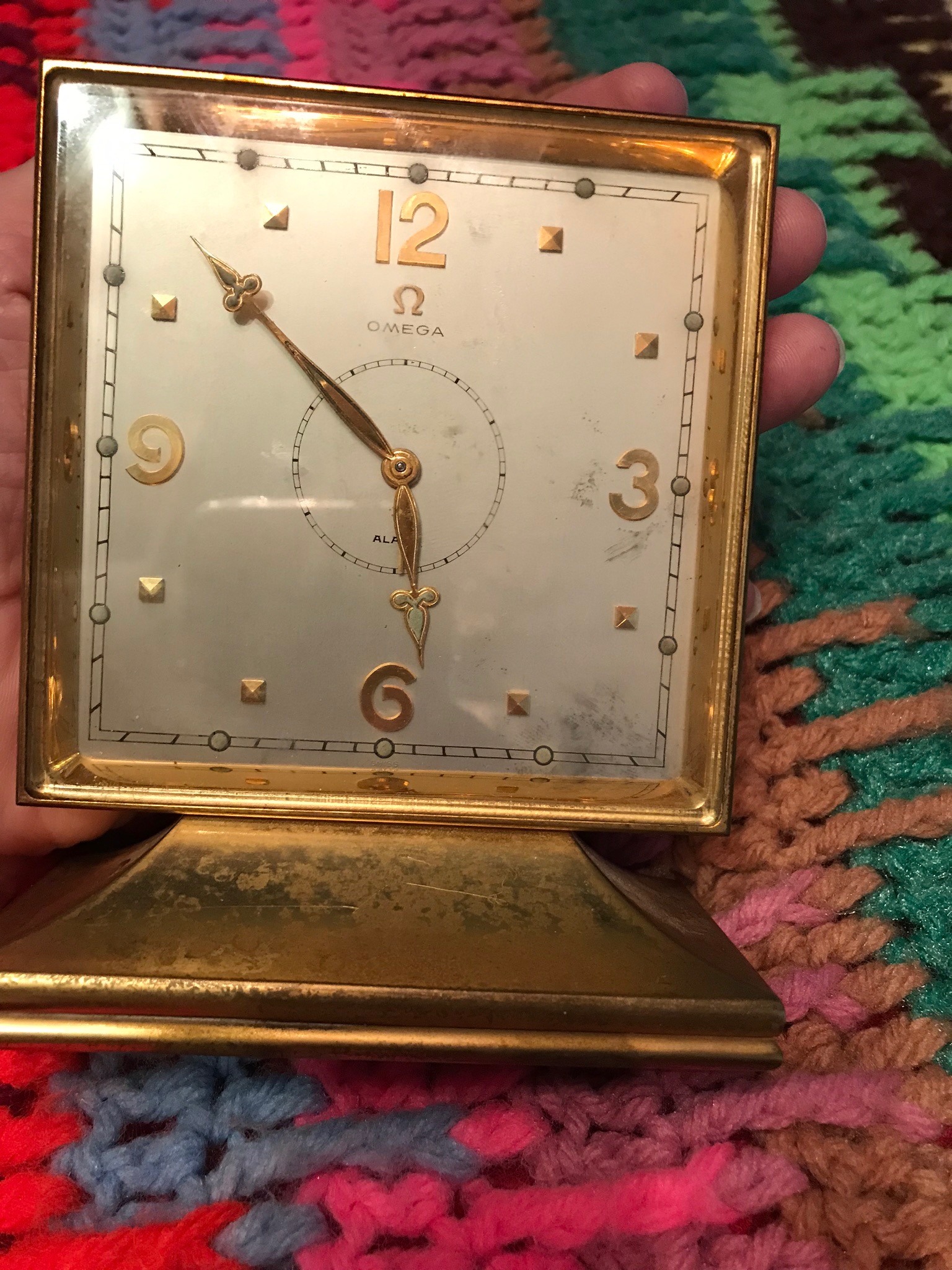 Omega brass alarm clock I don t have a clue Omega Forums