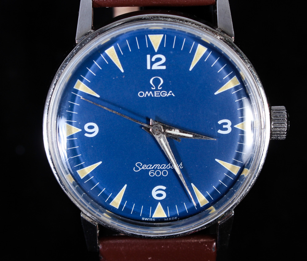 omega blue dial