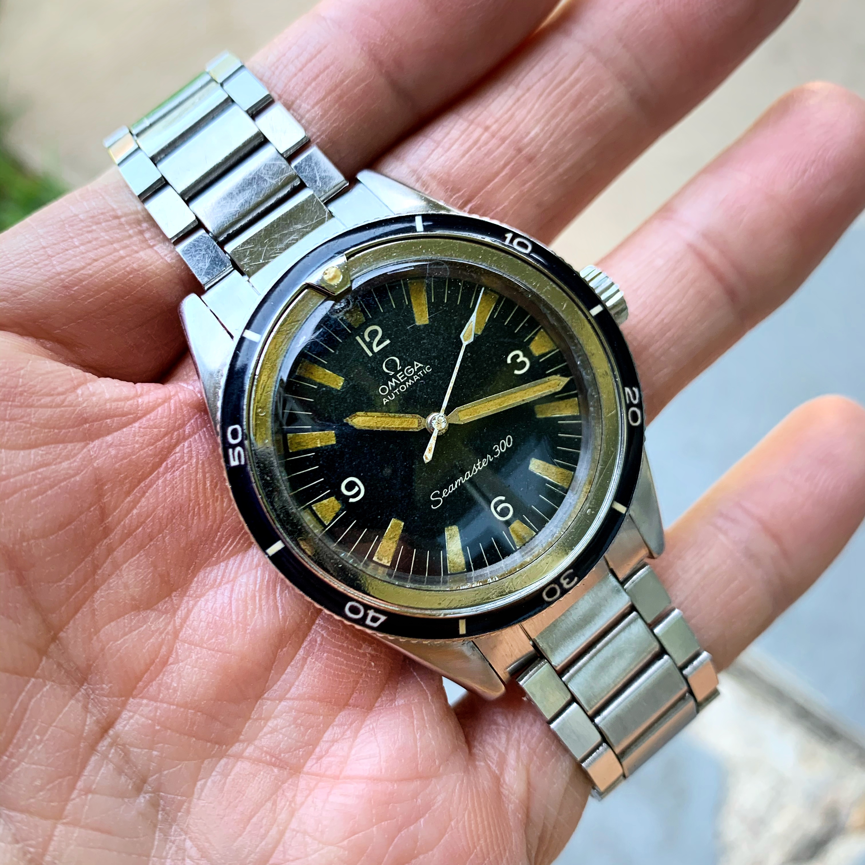 SOLD 1965 Omega 165.014 Seamaster 300 with 7912 bracelet Omega