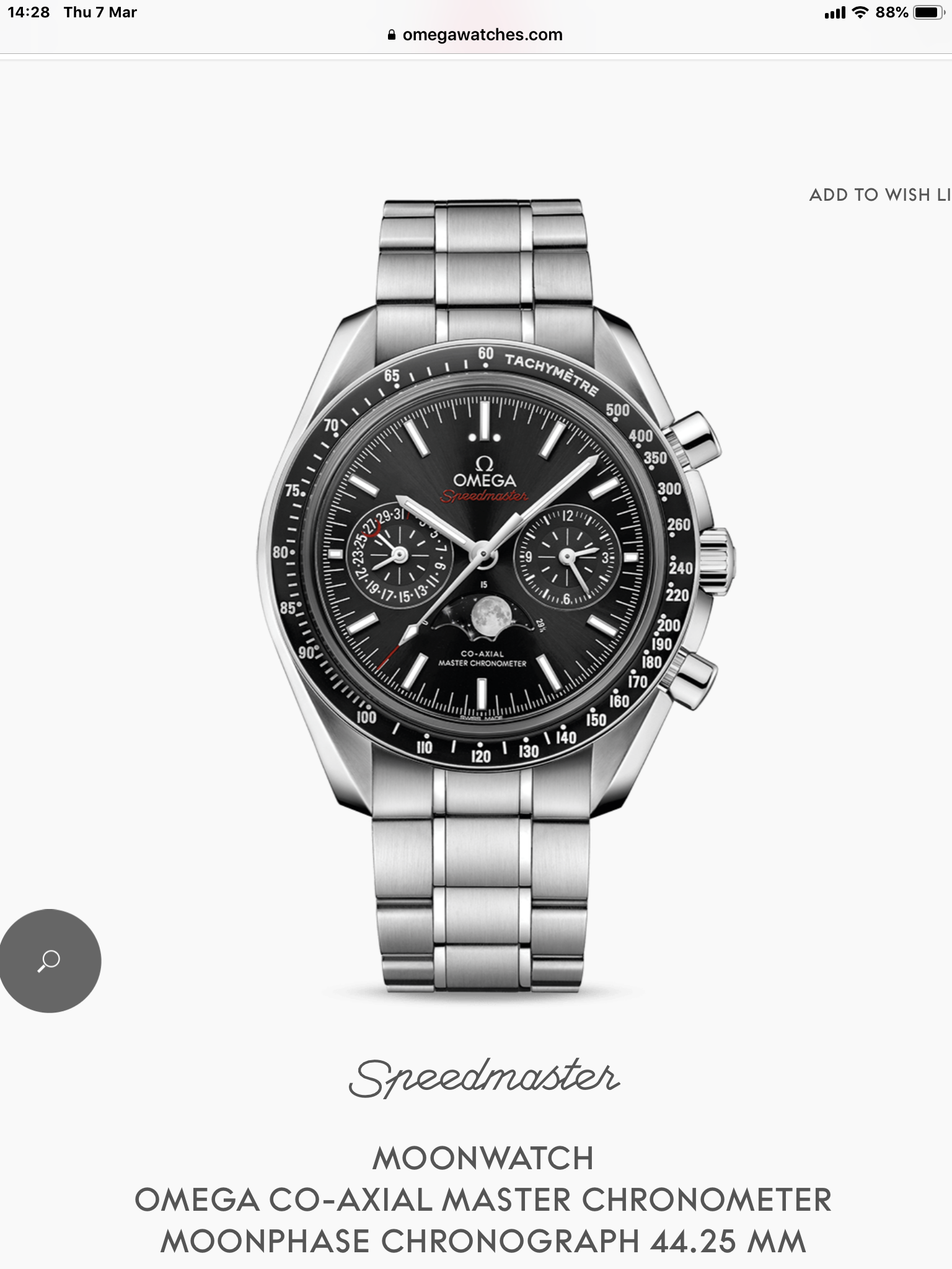 Speedmaster Moonphase 304.30.44.52.01.001advice Omega Watch Forums