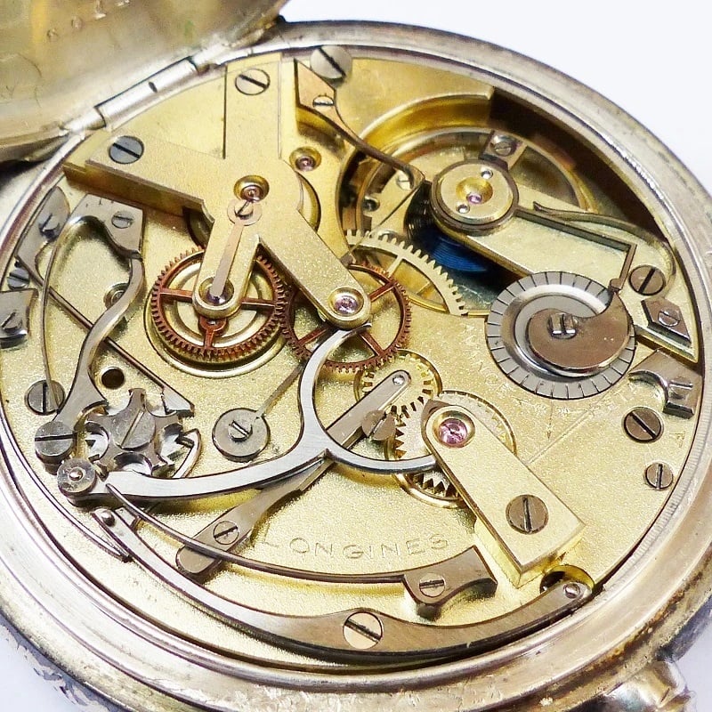 Can someone help me identify this early pocket watch chronograph