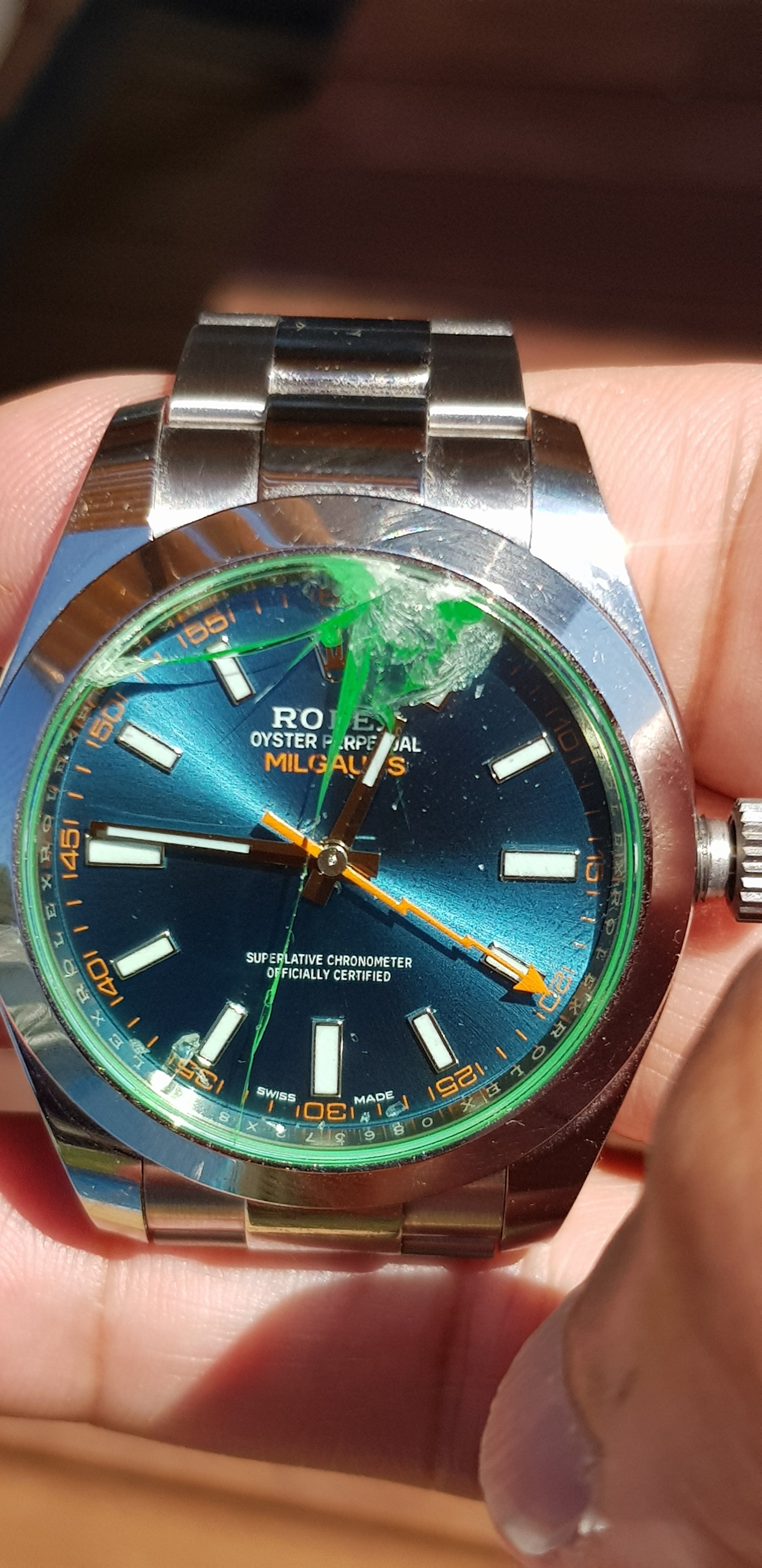 Rolex milgauss service discount cost