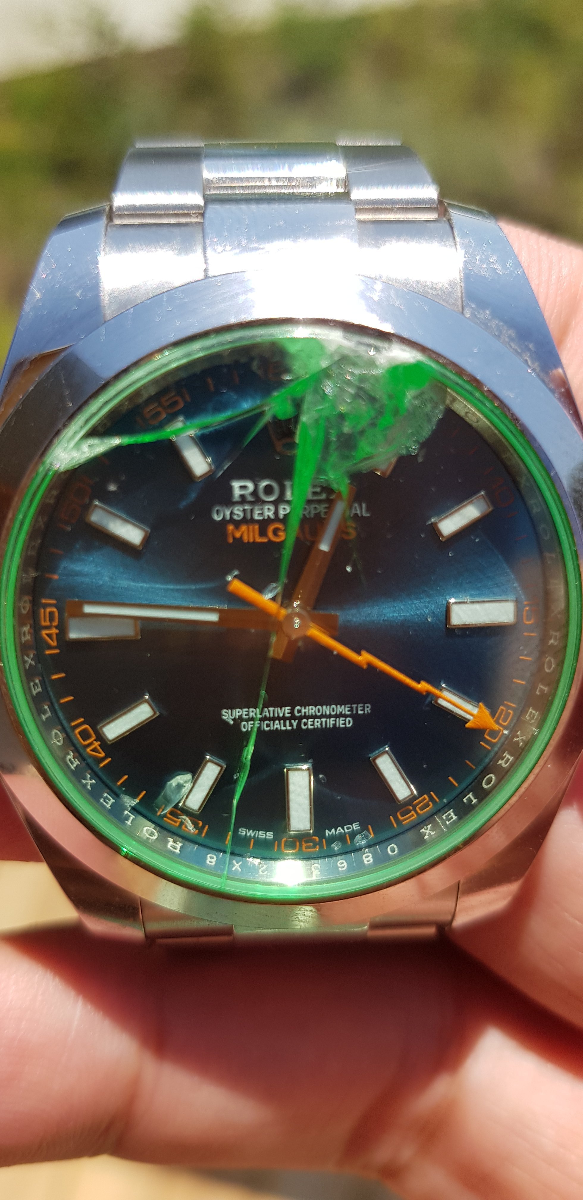 rolex glass replacement cost