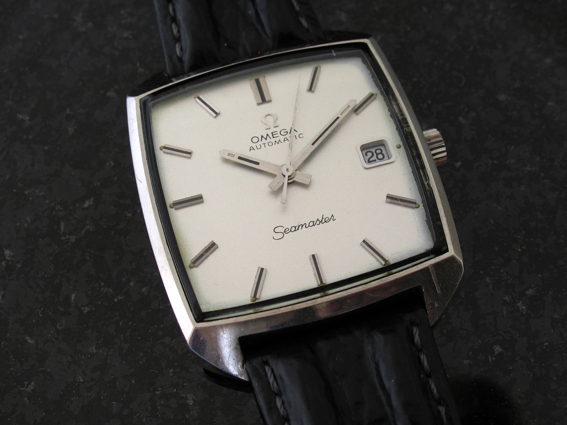 omega seamaster square face