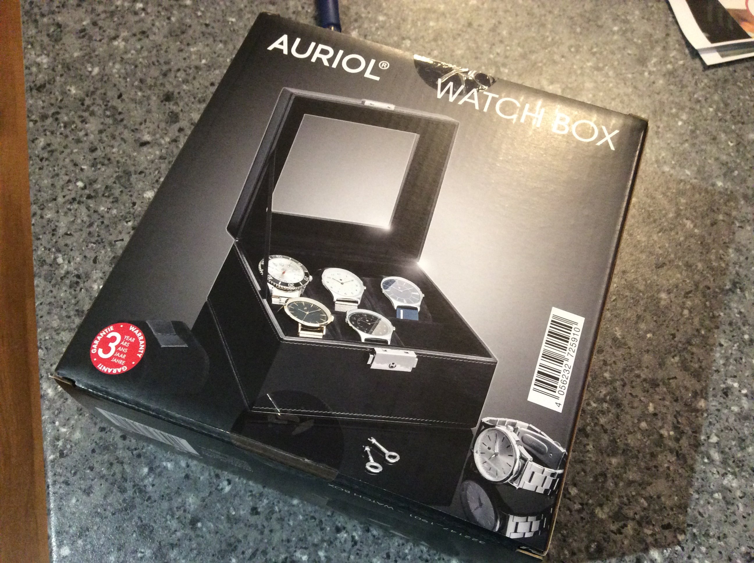 Auriol watch clearance box