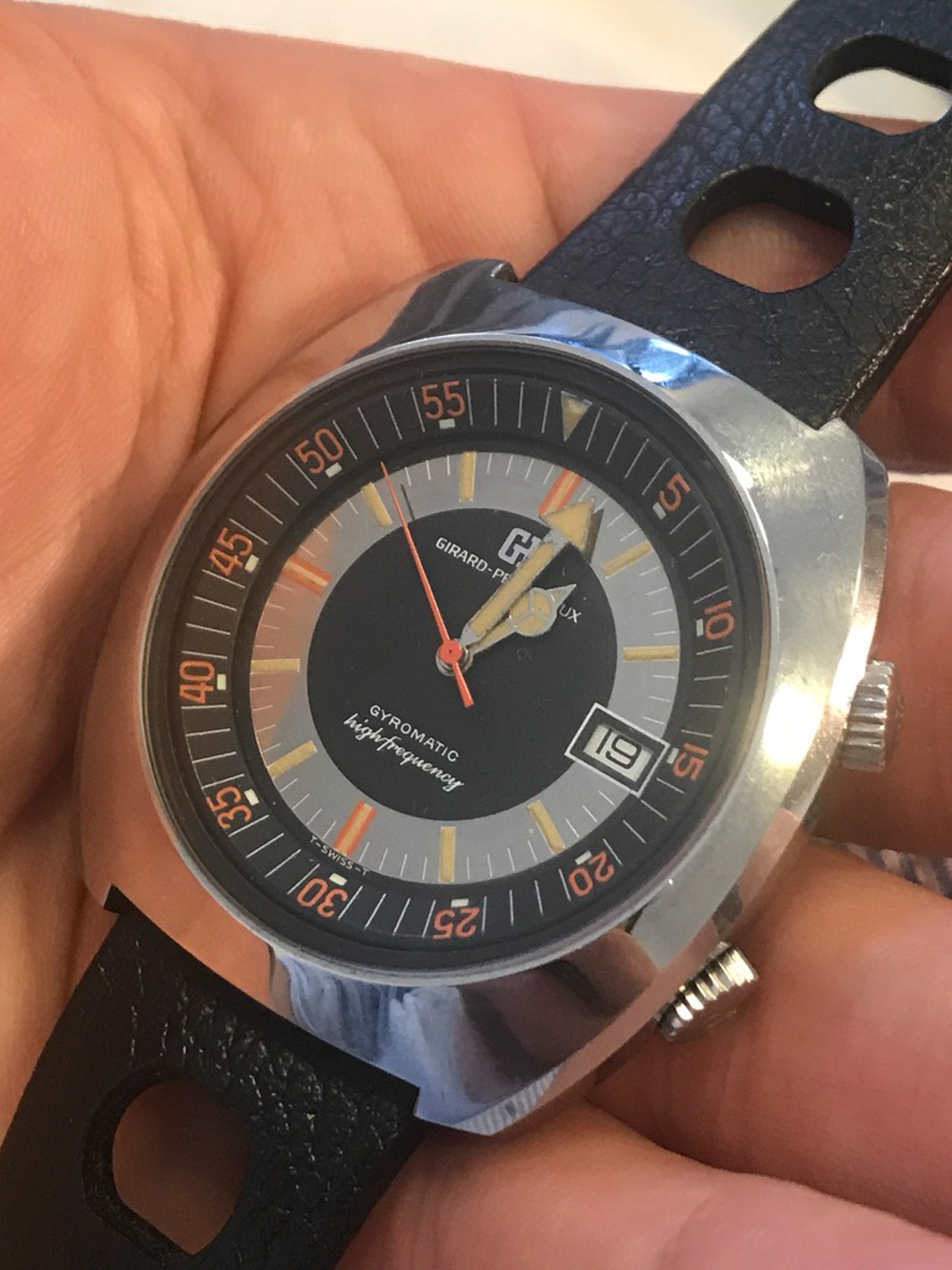 FSOT Girard Perregaux Super Compressor Diver Gyromatic Omega