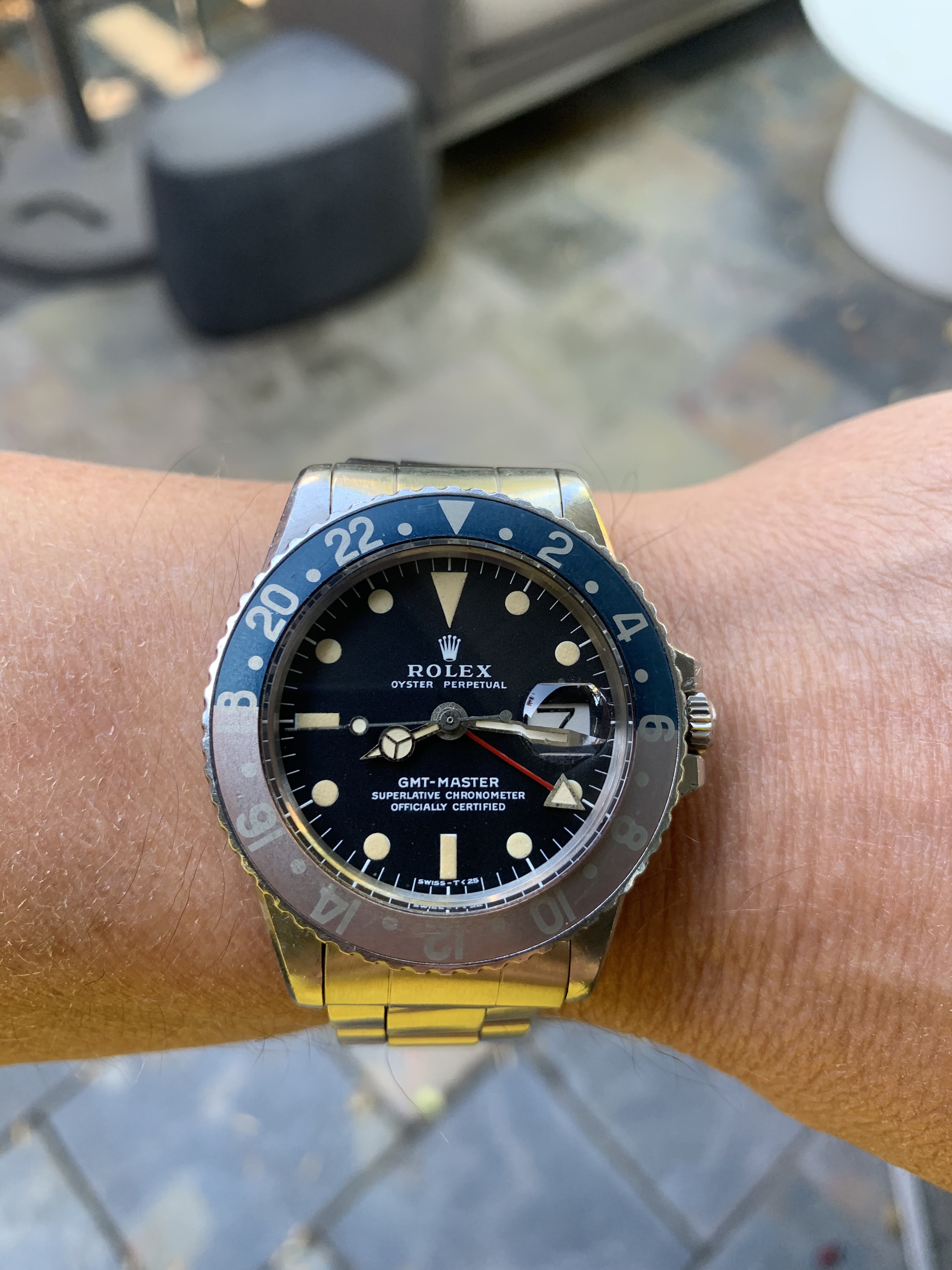 Rolex hot sale 1675 bezel